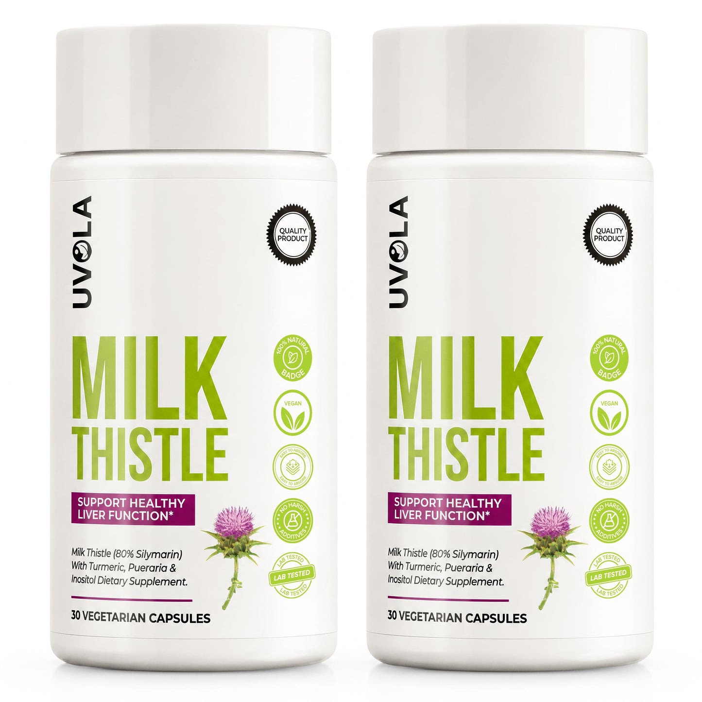 TryUvola Milk Thistle Liver Detox 60 Capsules