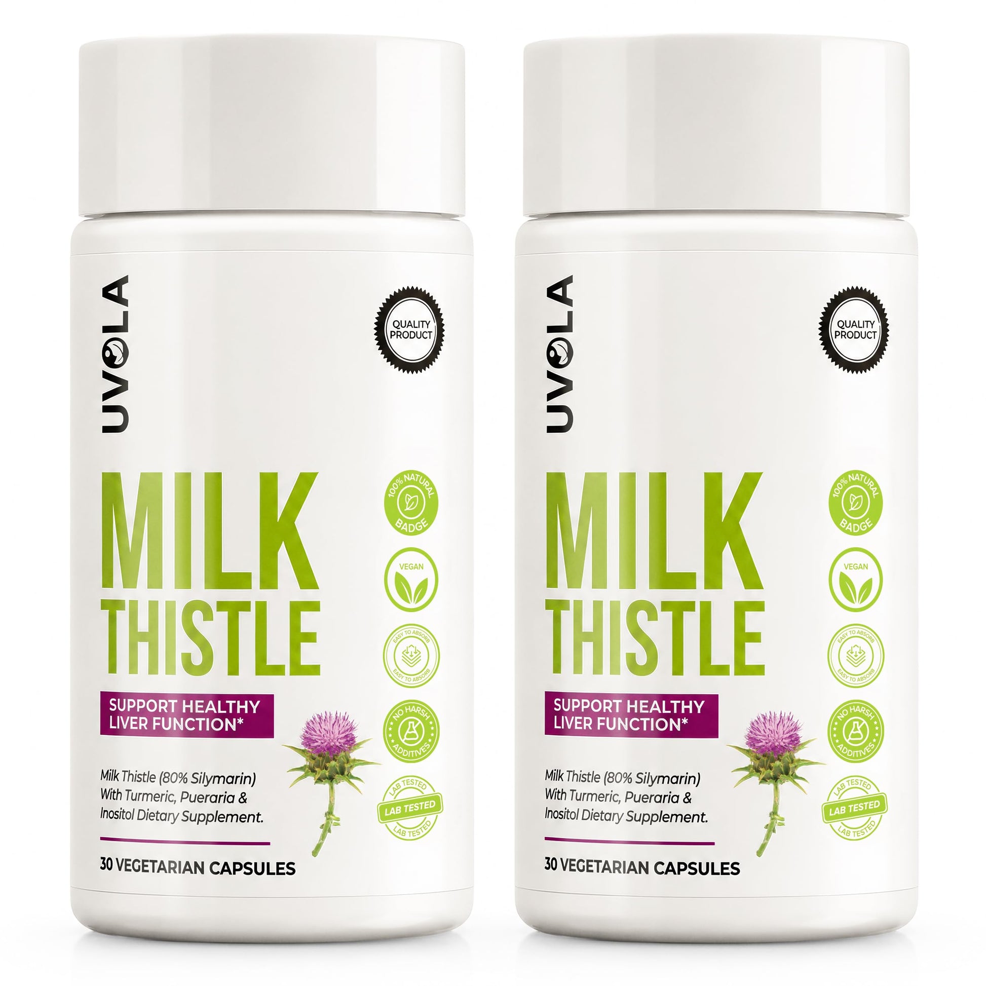 TryUvola Milk Thistle Liver Detox 60 Capsules