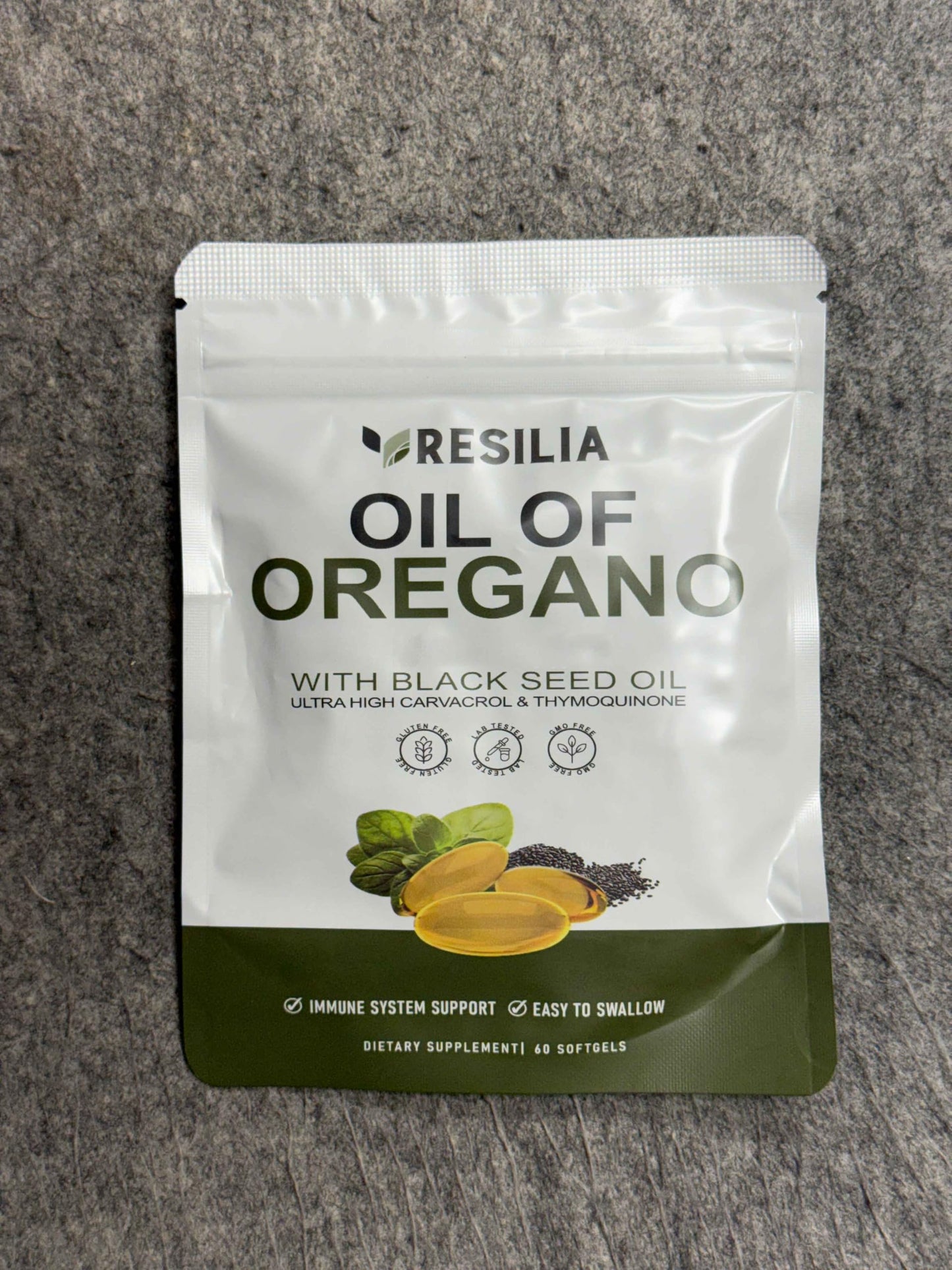 Resilia Oil Of Oregano 60 Capsules