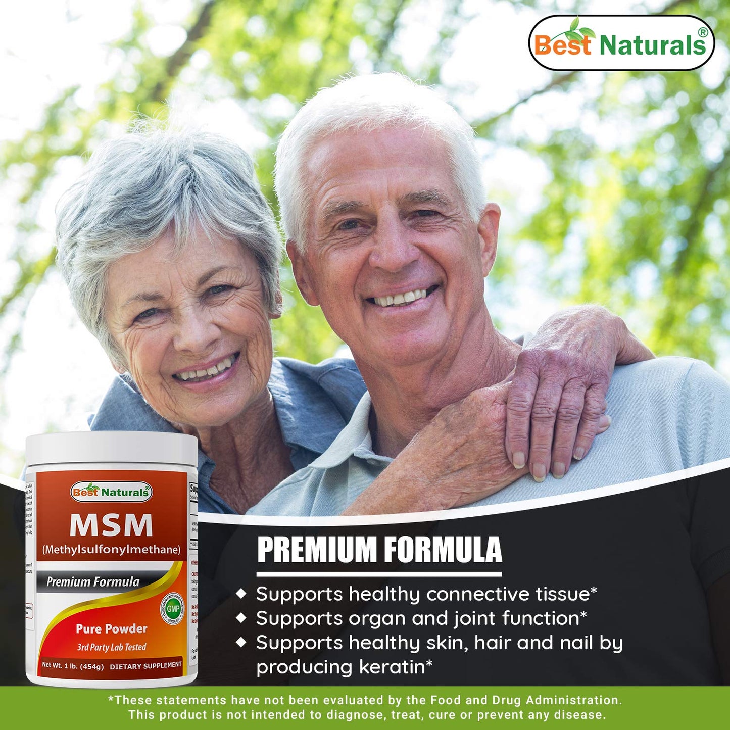 Best Naturals MSM Powder & Vitamin C Powder, 2