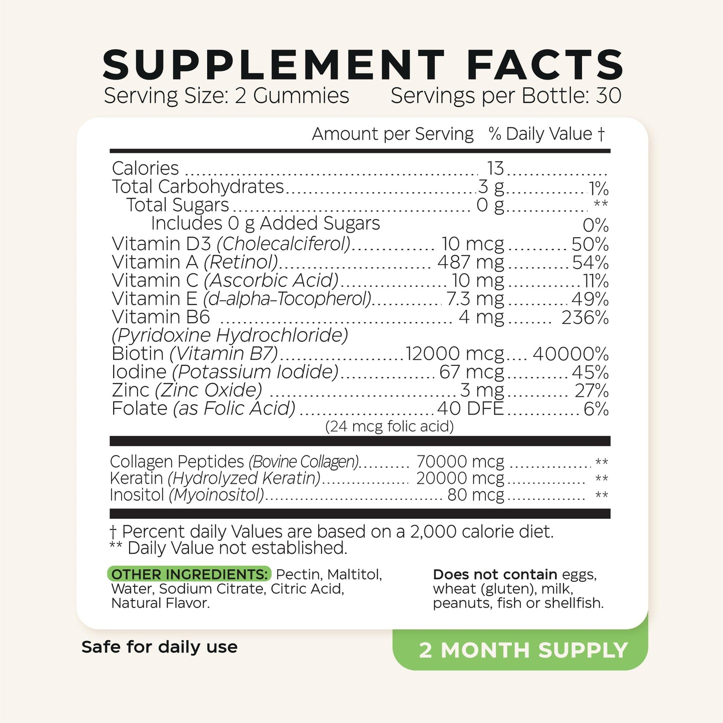 Wellneum Biotin for Hair Growth Gummies 120