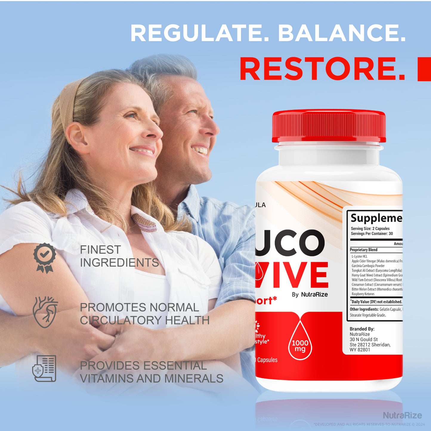 NutraRize Gluco Revive Capsule 120 Capsules