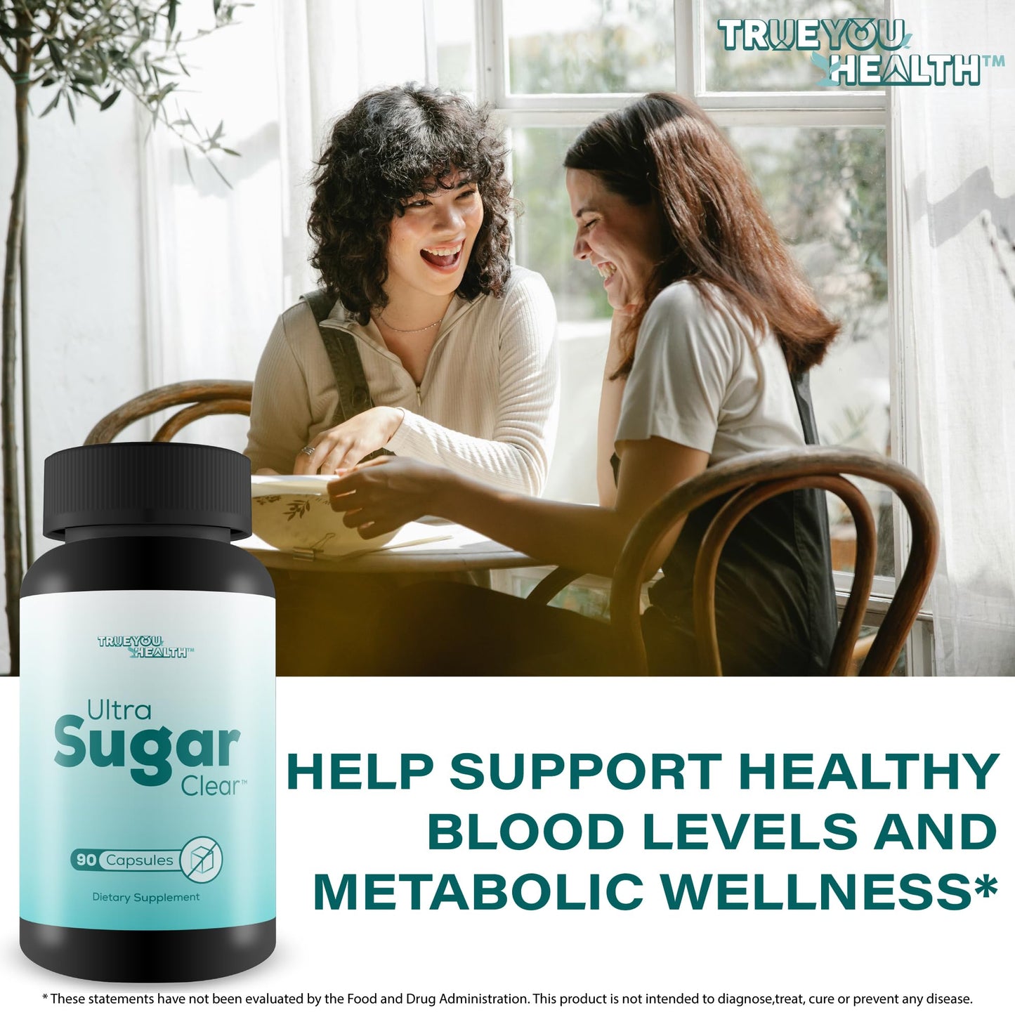 True You Health Ultra Sugar Clear Blood Cleanse Detox Capsule, 90 Count