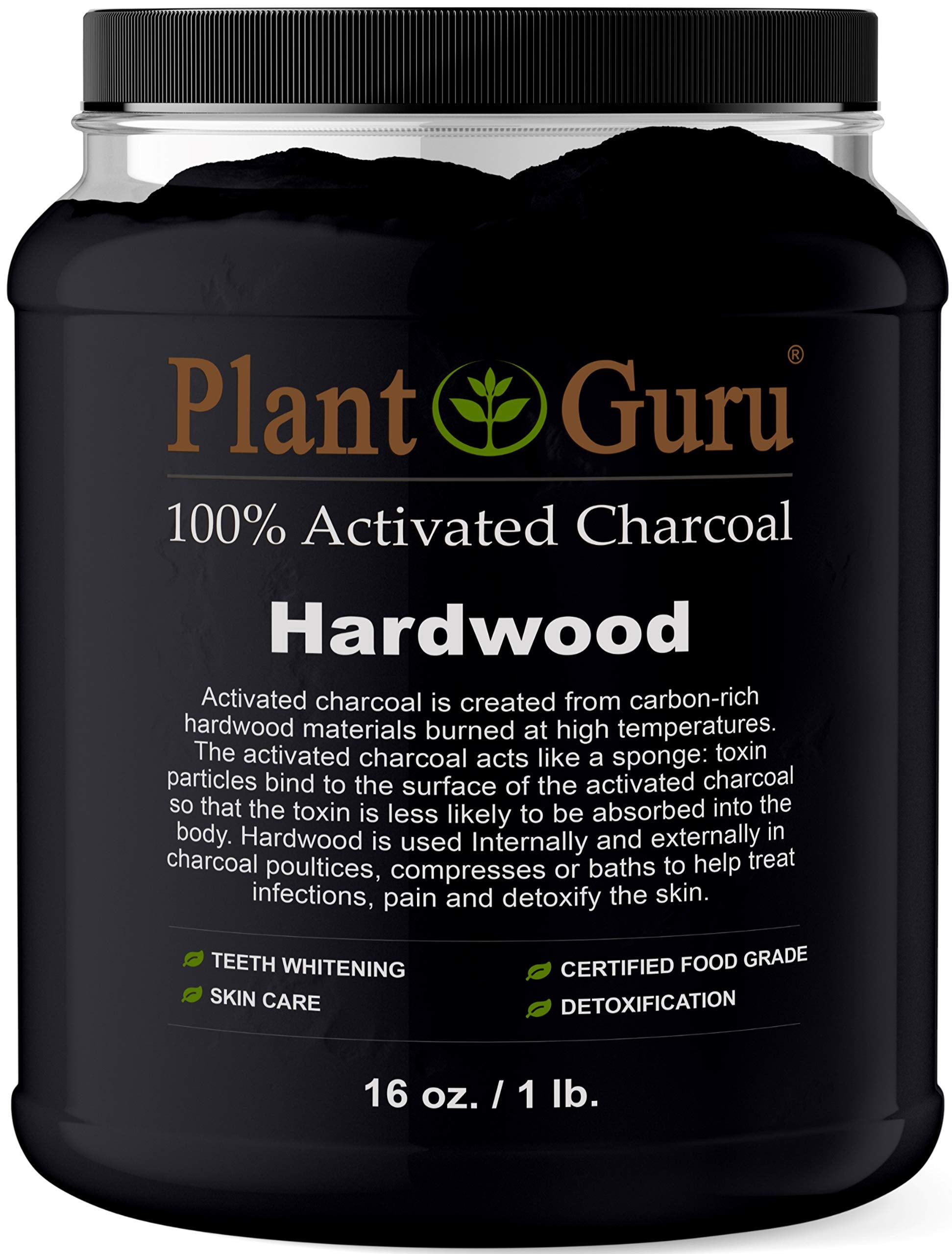 Plant Guru Activated Charcoal Powder 16 oz