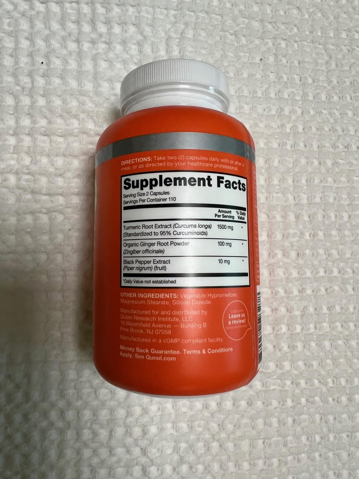 Qunol Turmeric 1500mg Capsules, 220 Count