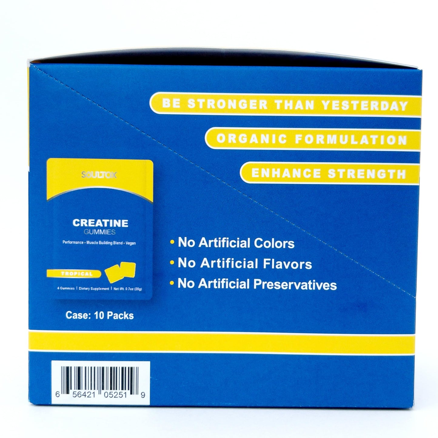 Lucky Soul Soultox Creatine Gummies 10 Pack