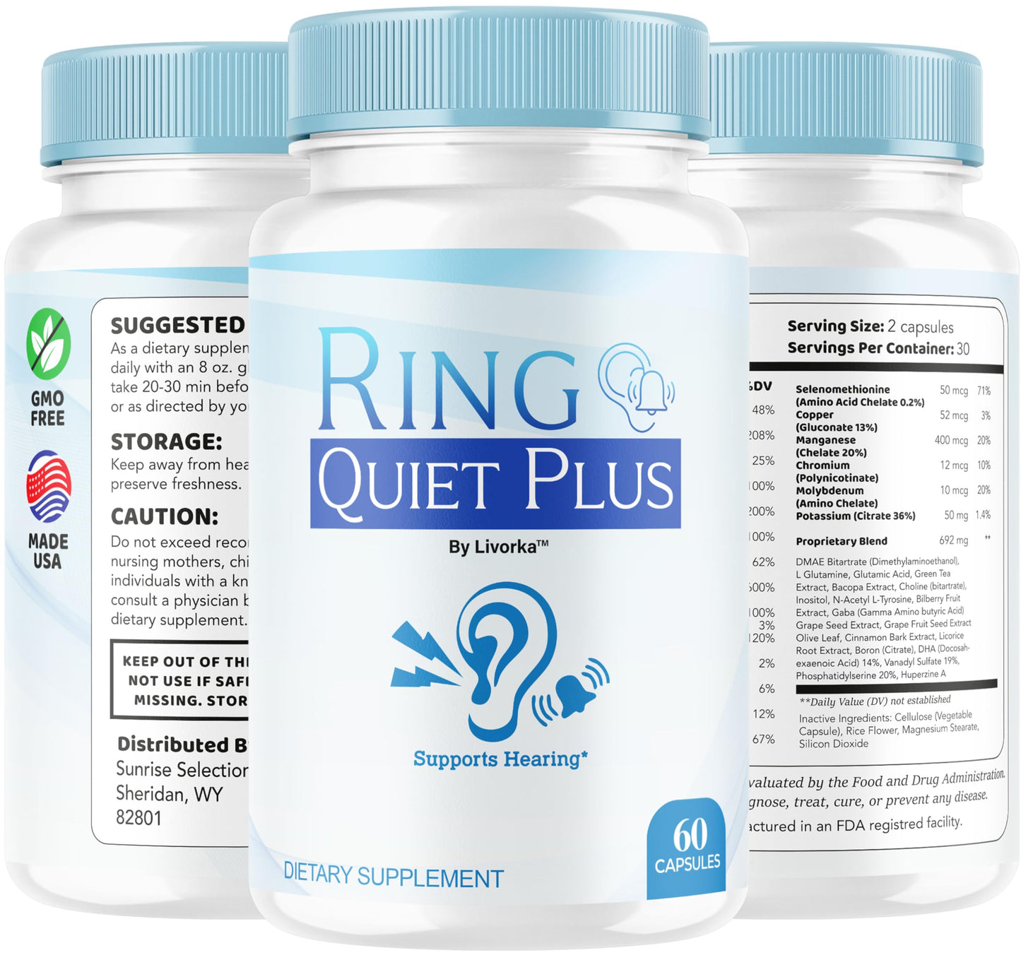 LIVORKA Ring Quiet Plus Capsules 300 Capsules