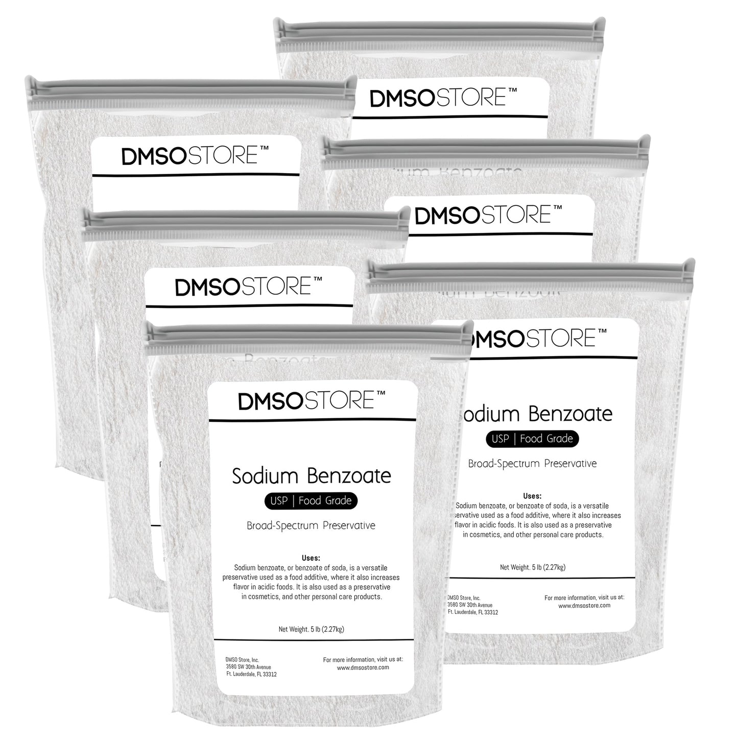 DMSOSTORE Sodium Benzoate Powder 480 Ounces