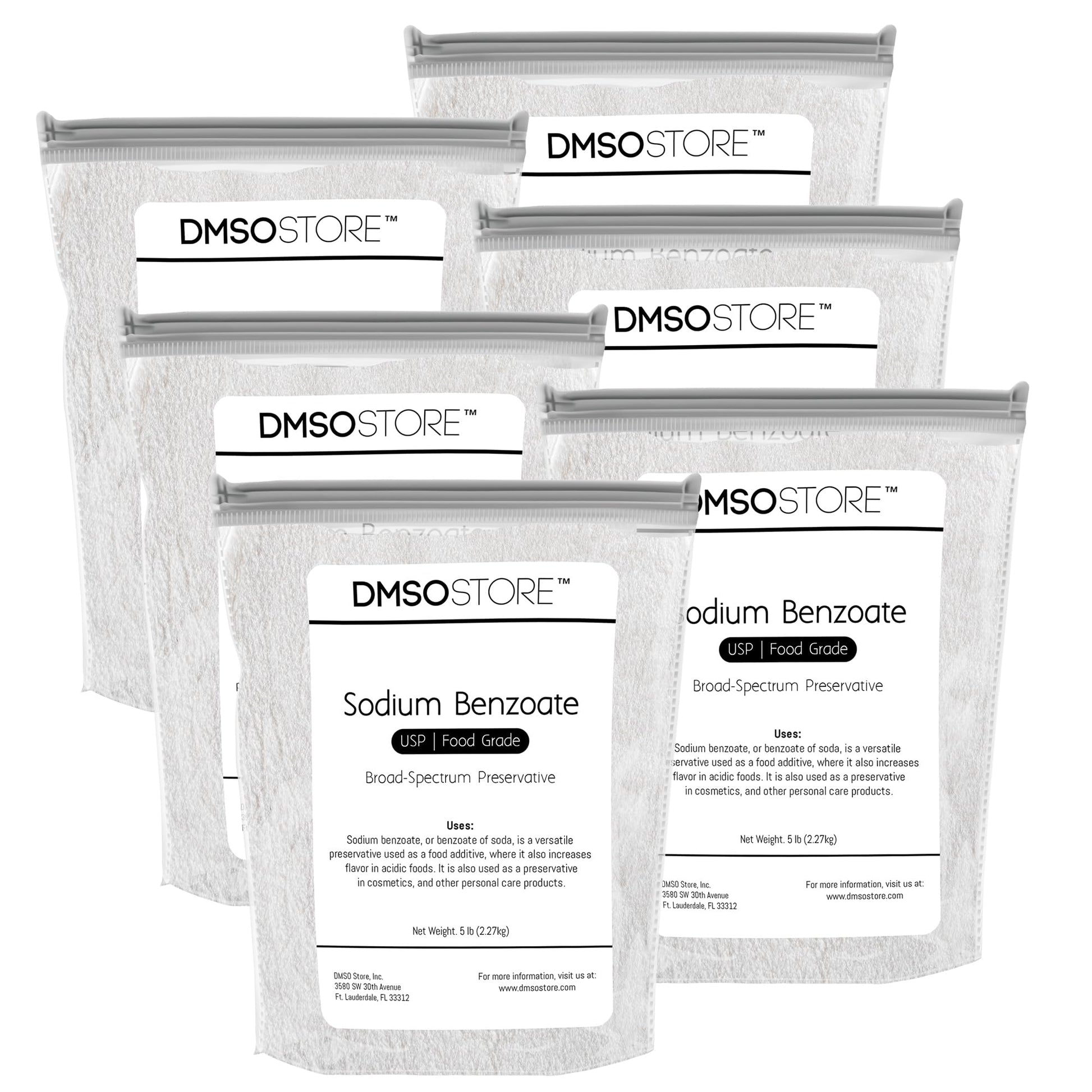 DMSOSTORE Sodium Benzoate Powder 480 Ounces