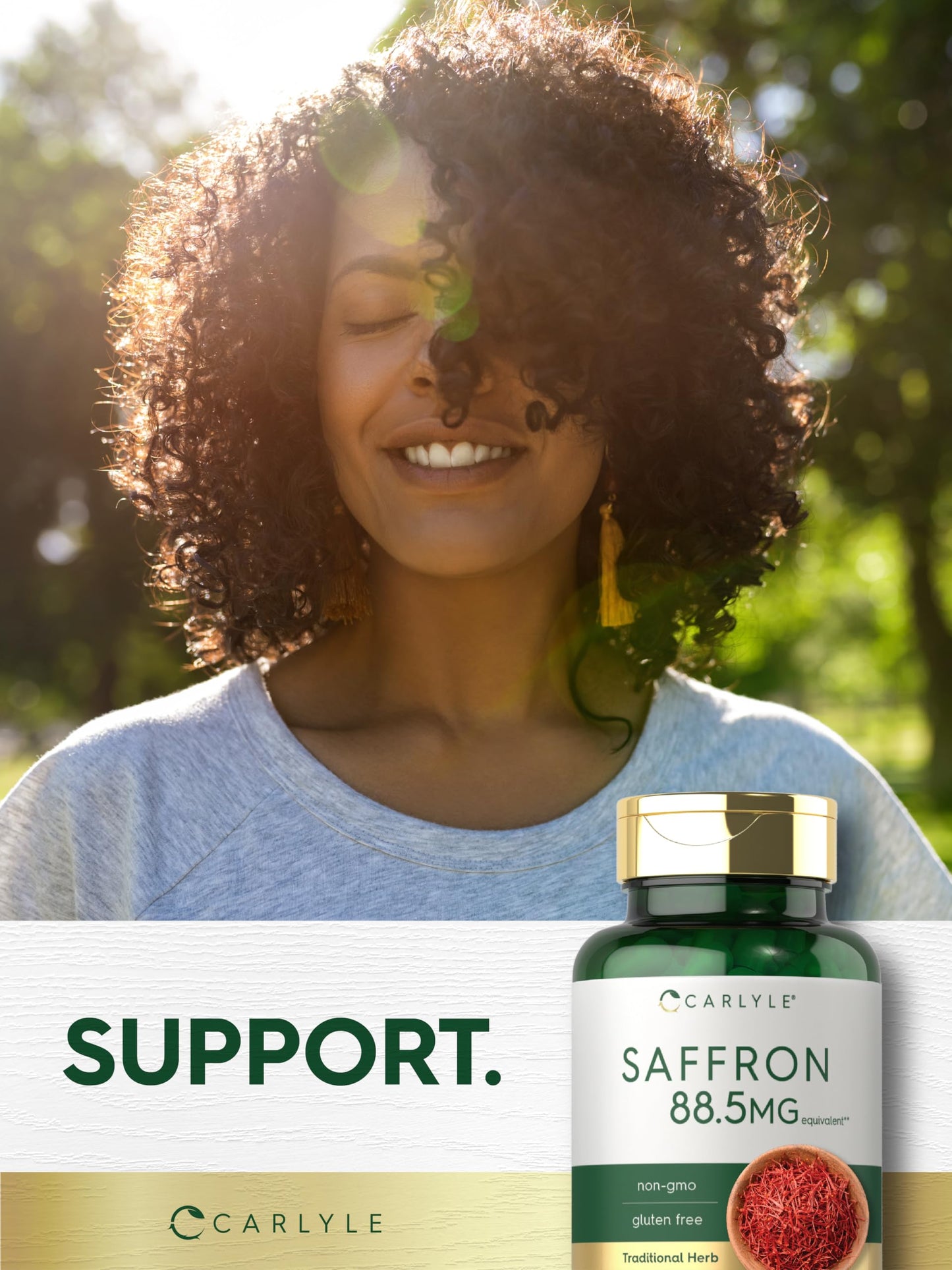 Carlyle Saffron Extract Supplement Capsule 70 Count