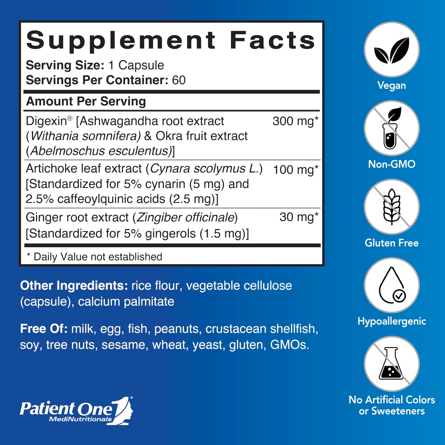 Patient One GI Motility Care Capsule, 60 Capsules