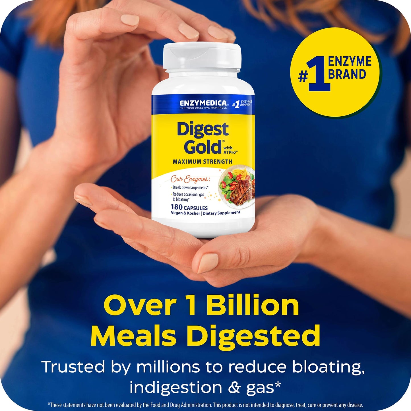 Enzymedica Digest Gold Digestive Enzyme Capsule, 180 Count