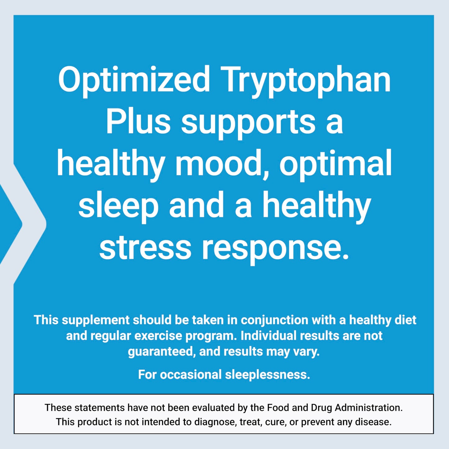 Life Extension Optimized Tryptophan Plus 1000mg L-Tryptophan Supplement with Niacin and L-Lysine for Healthy Sleep & Stress Response, 90 Capsules