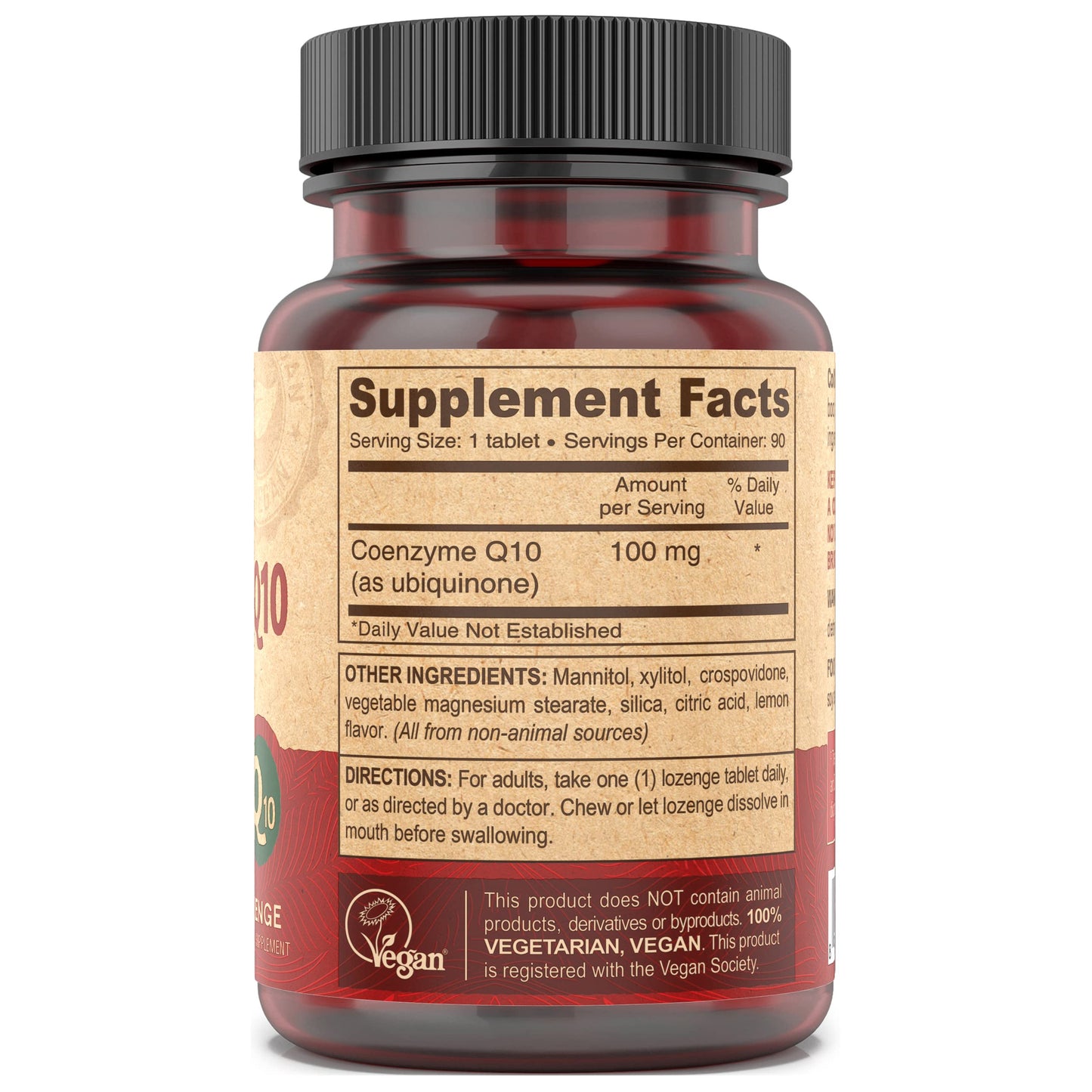 DEVA Coenzyme Q10 100mg Tablets, 90 Count