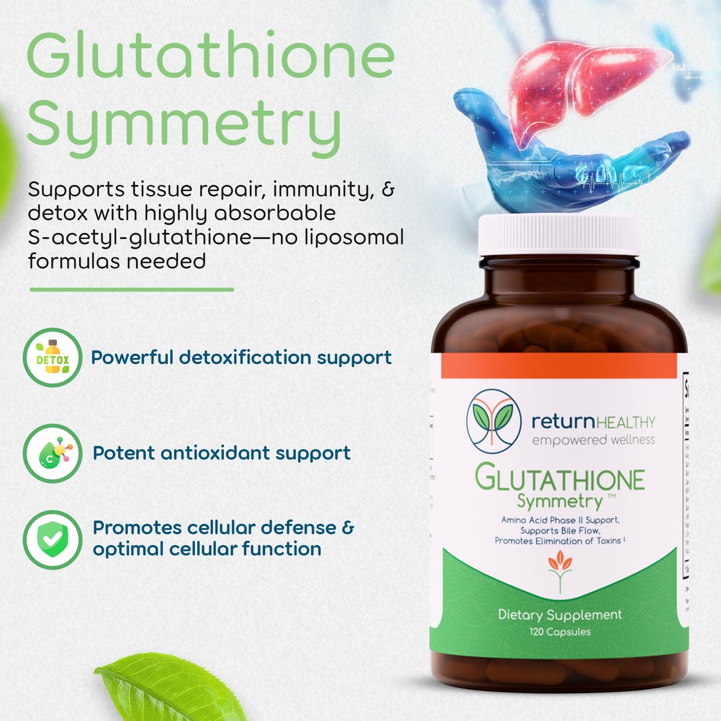 Return Healthy Lyme and Co-Infection Recovery Kit Microbial Gut Cleanse Capsule, 7-Count
