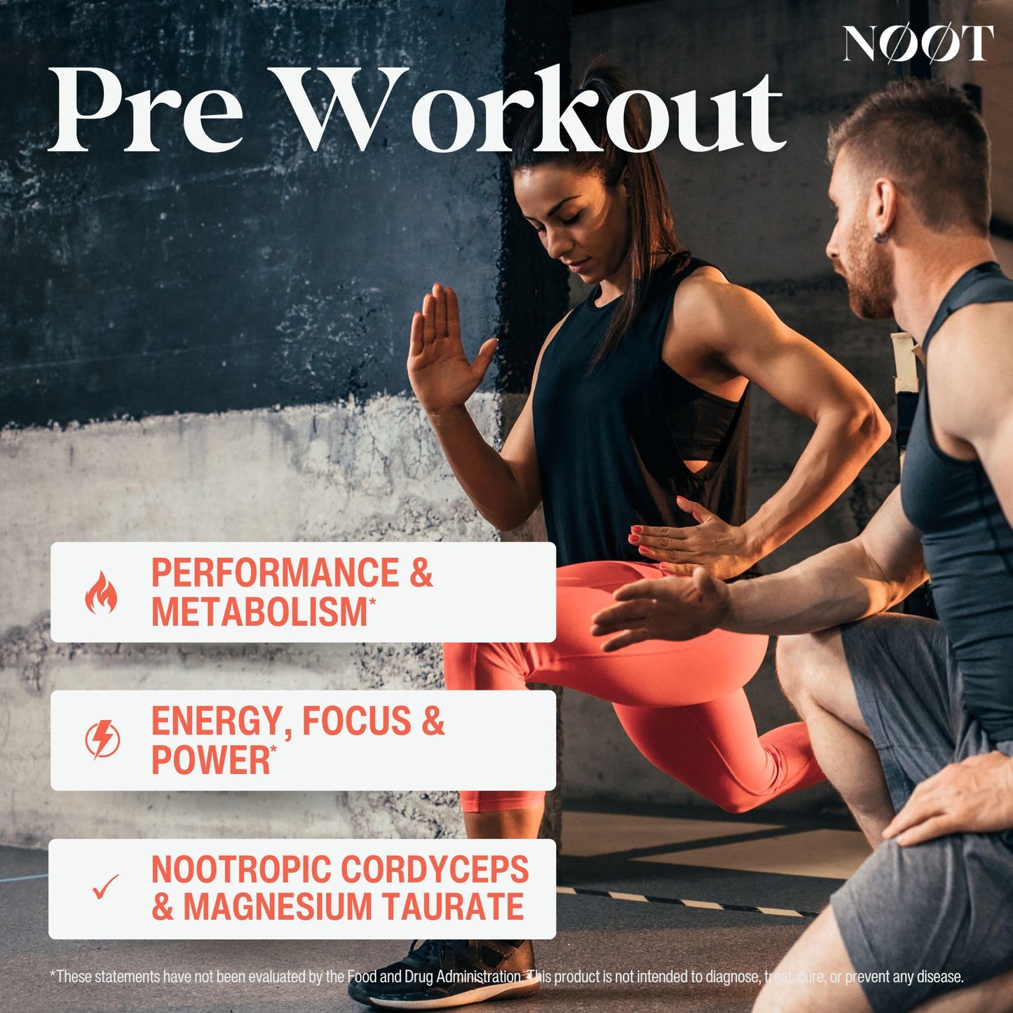 NØØT Noot Pre Workout 60 Capsules