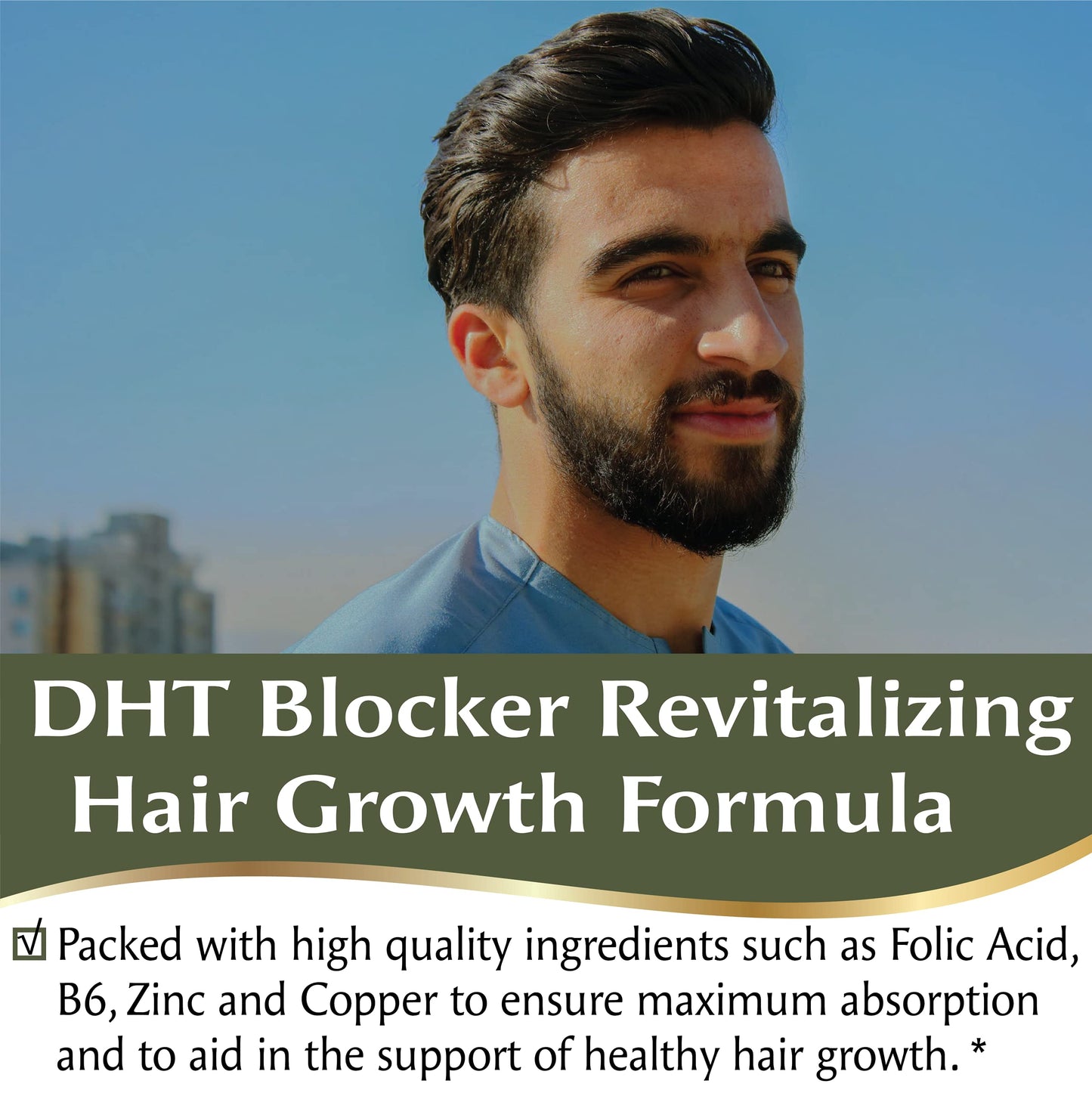 Pacific Nature's DHT Blocker Revitalizing Hair Growth Supplement Capsule, 90 Count