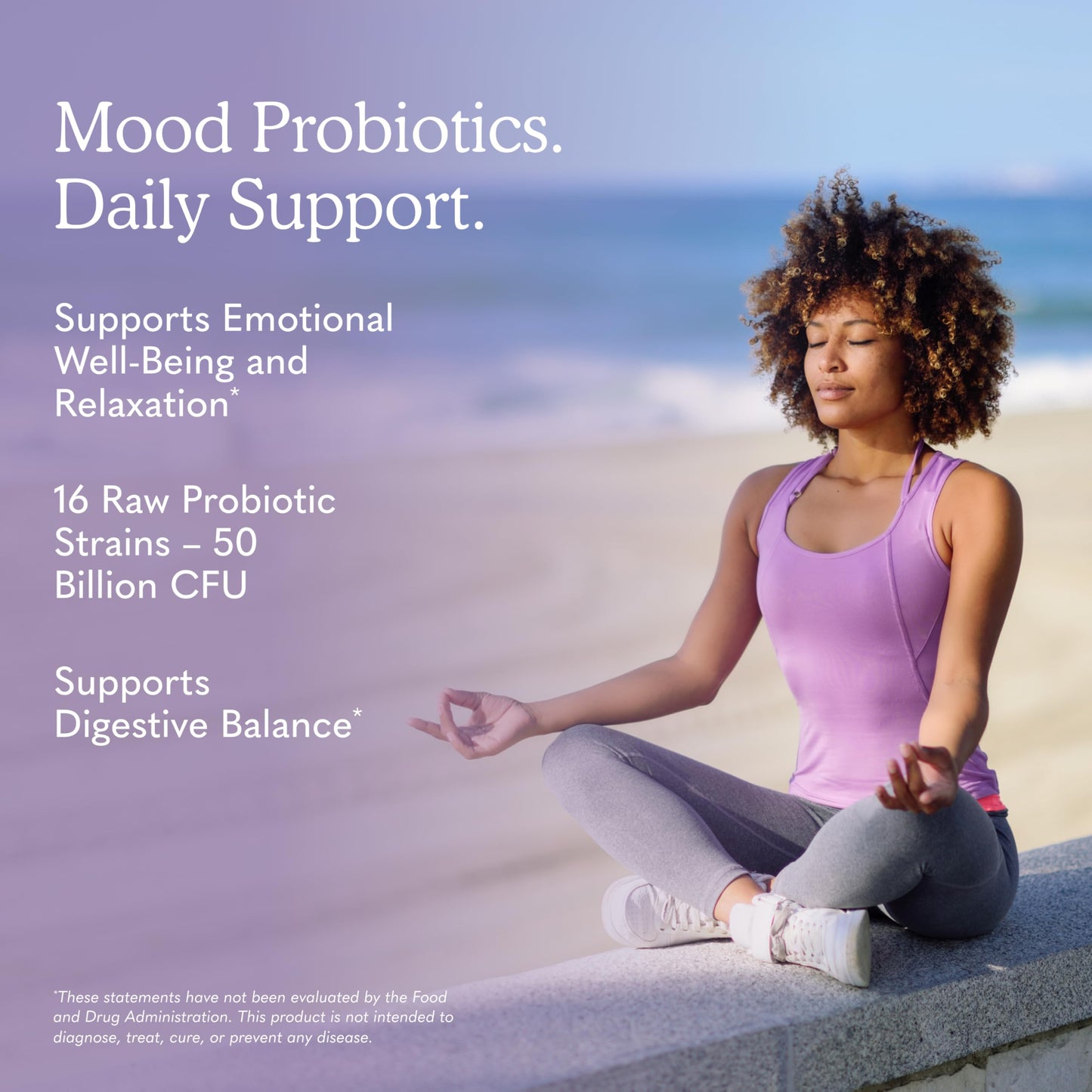 Garden of Life Probiotics Mood+ Dr Formulated Acidophilus Probiotic Supplement Capsules, 60