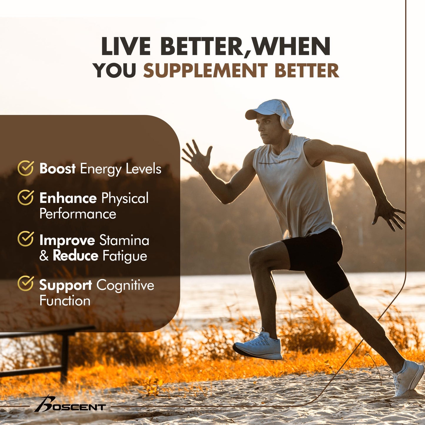 BOSCENT Shilajit Capsules 20,000mg, 120 Vegan Capsules