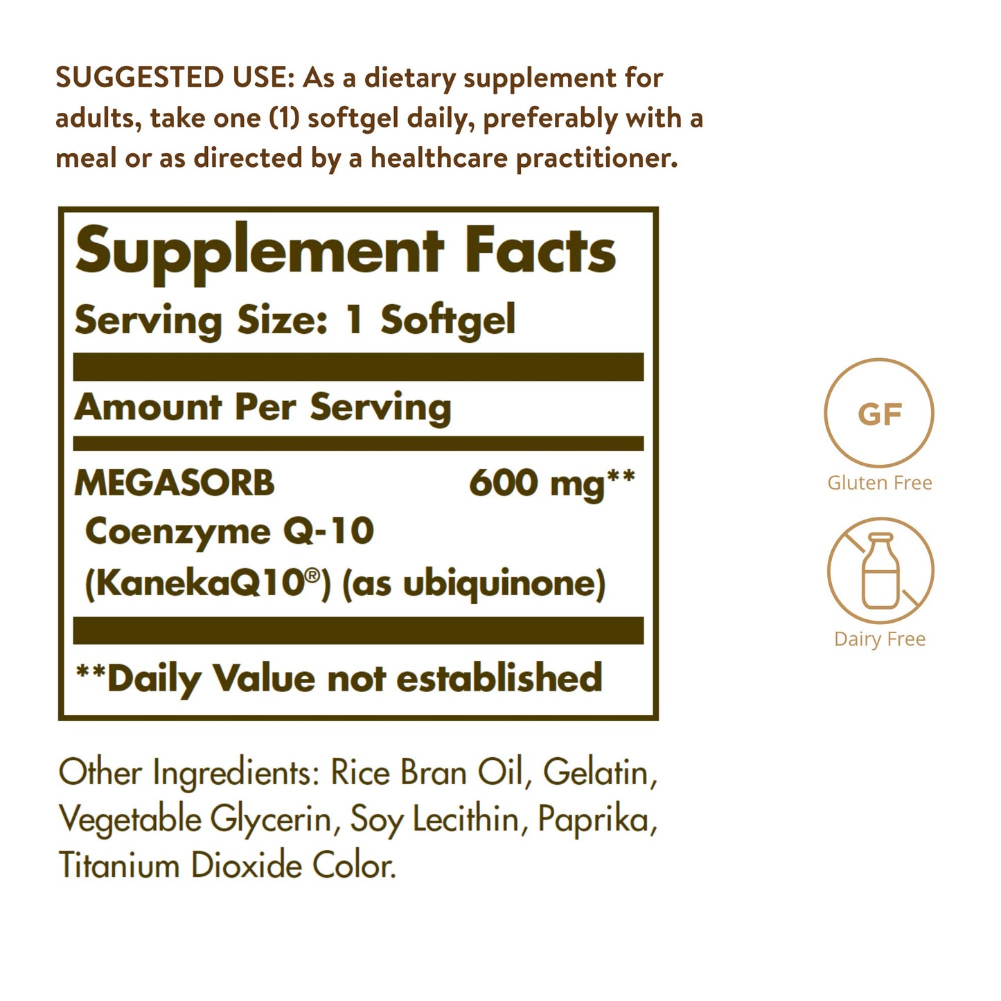 Solgar Megasorb CoQ-10 600 mg Softgels 30