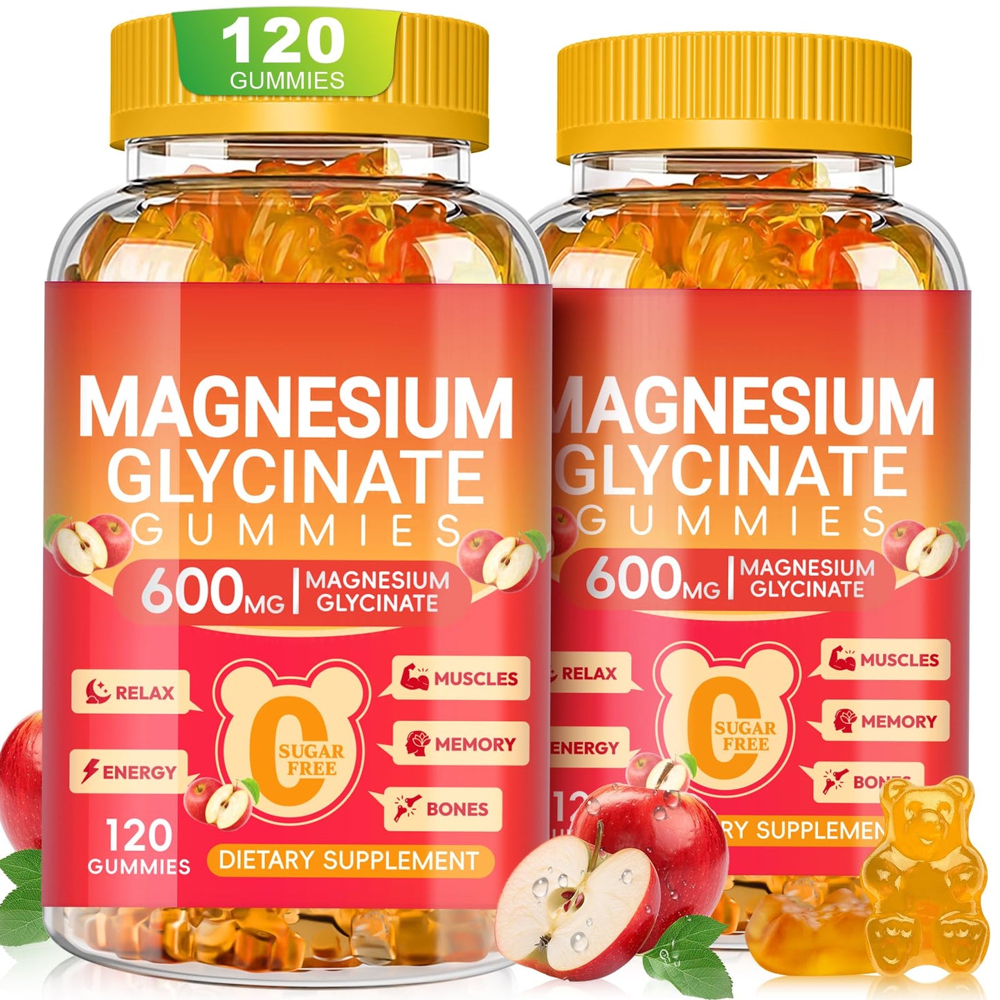 Cytona Magnesium Glycinate Gummies 600mg, 240 Gummies