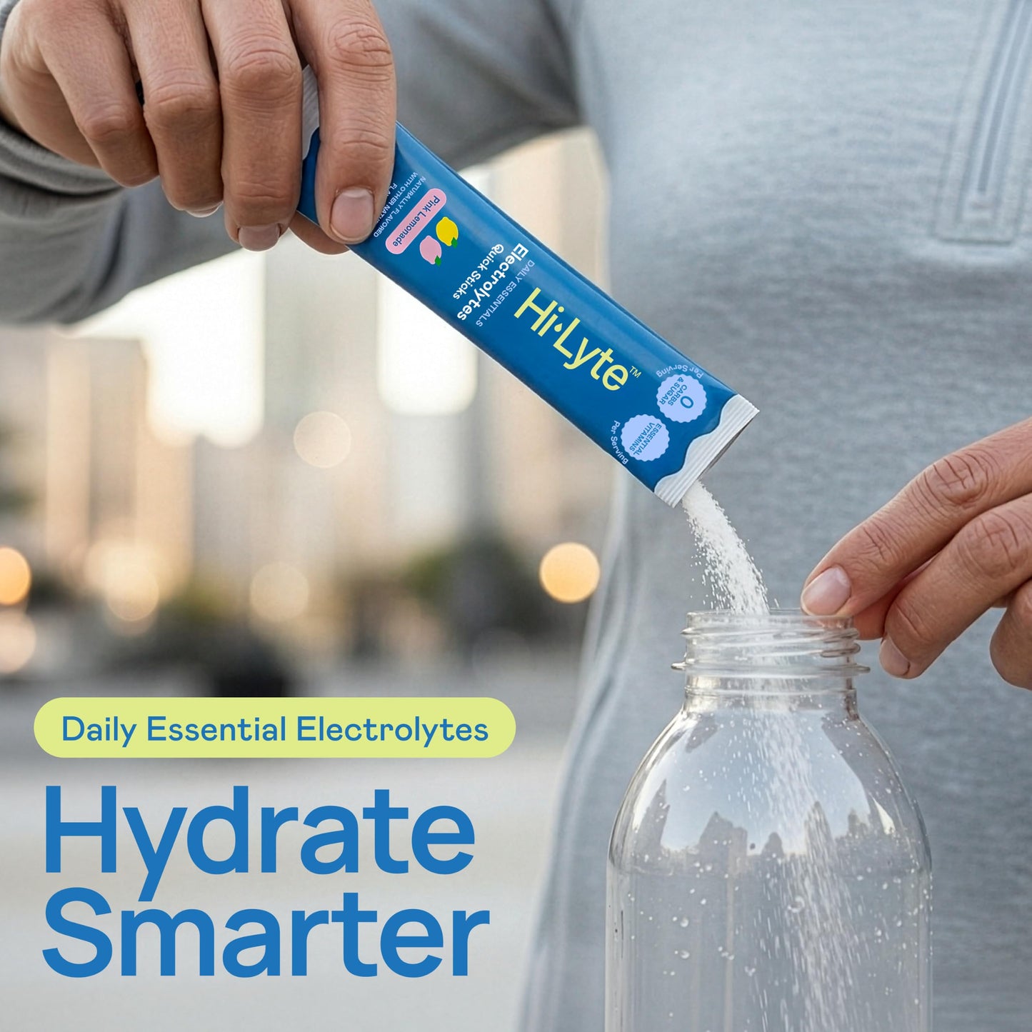 Hi-Lyte Daily Essentials Electrolytes Quick Sticks Powder 2.37 oz