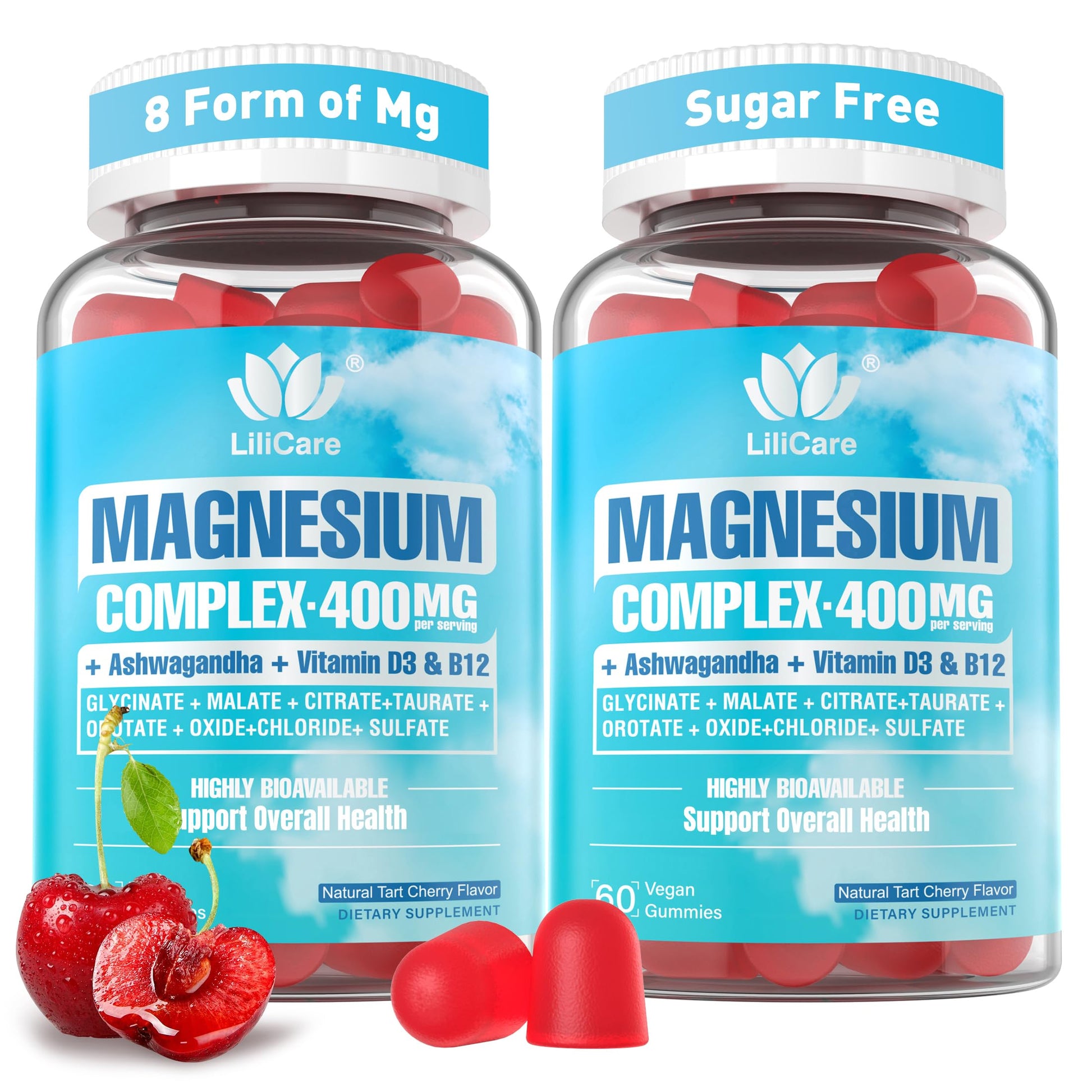 LILICARE Magnesium Complex Gummies 120 Count