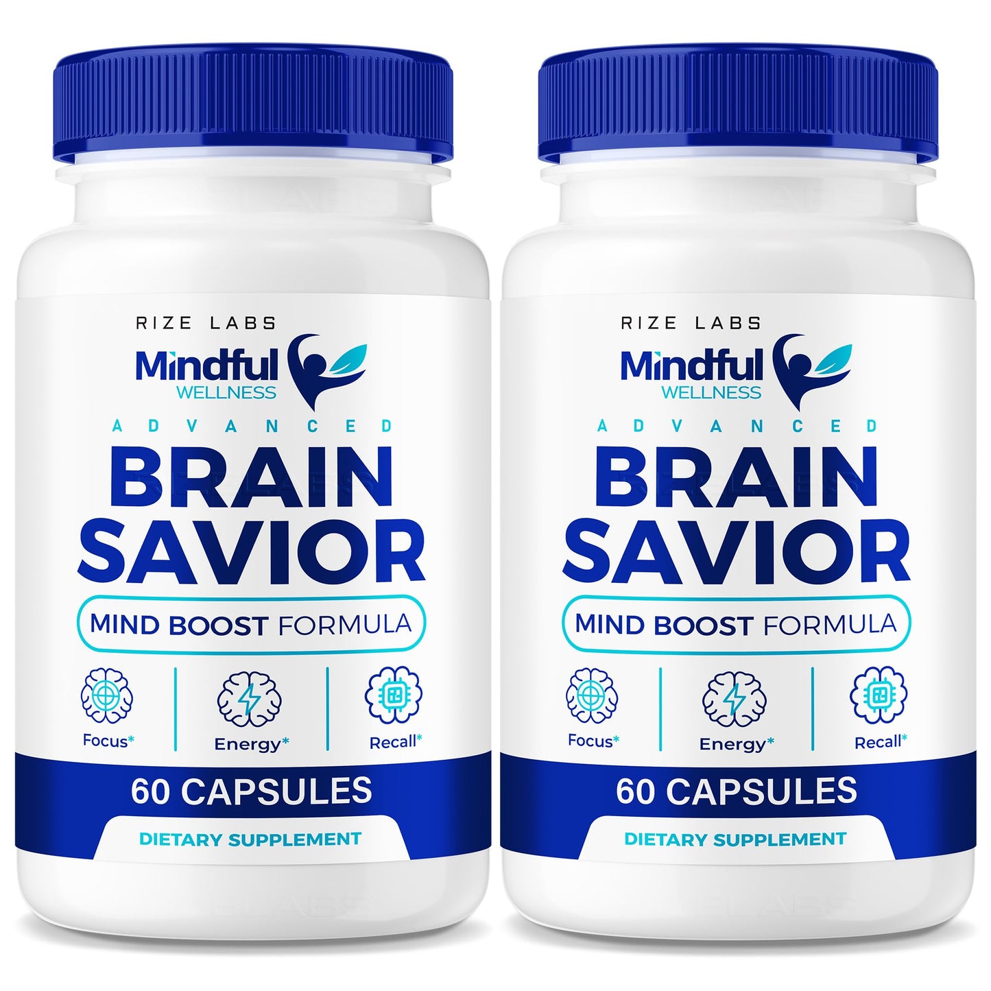 Rize Labs Mindful Wellness Brain Savior Capsules 120 Count