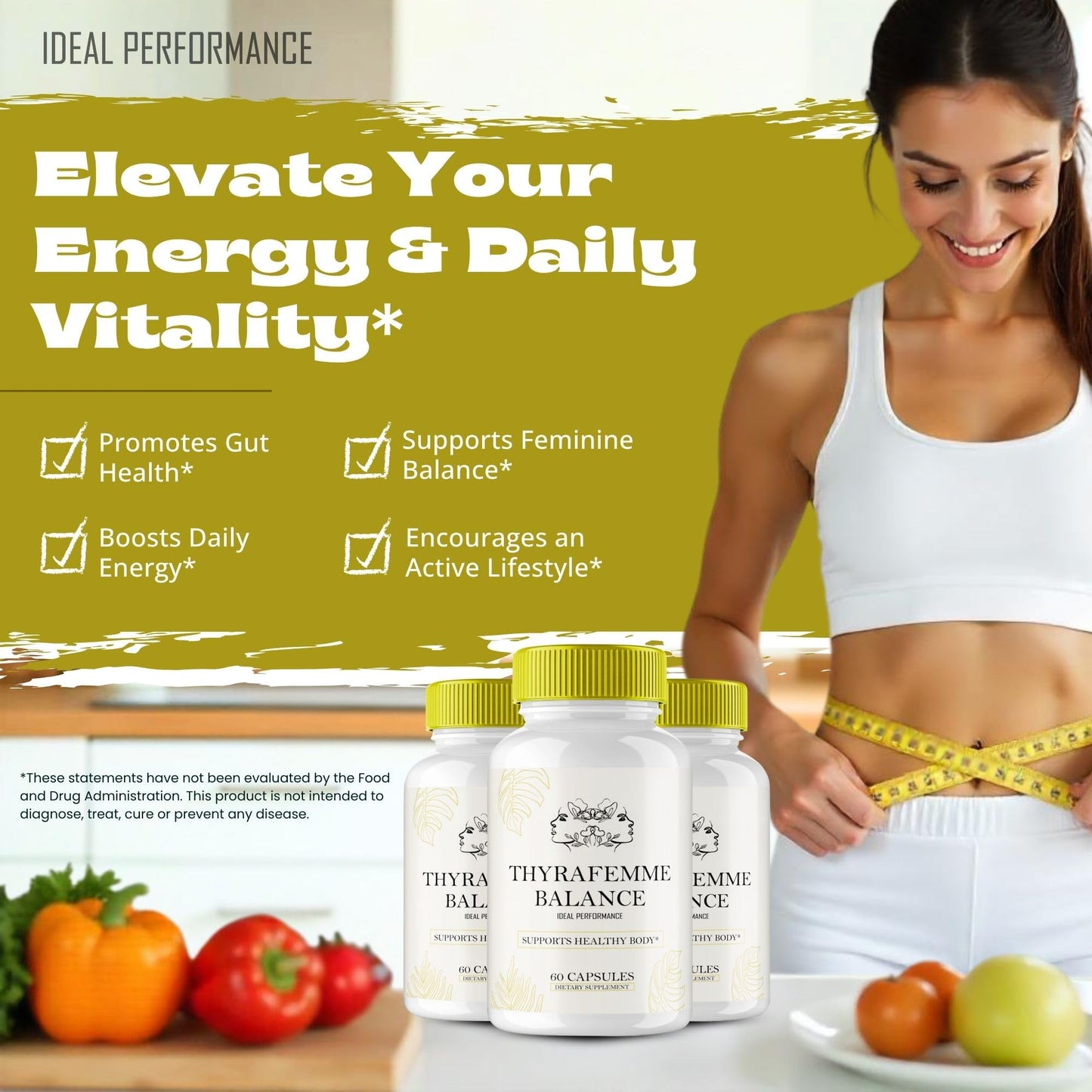 IDEAL PERFORMANCE ThyraFemme Balance for Women Capsules 120 Capsules