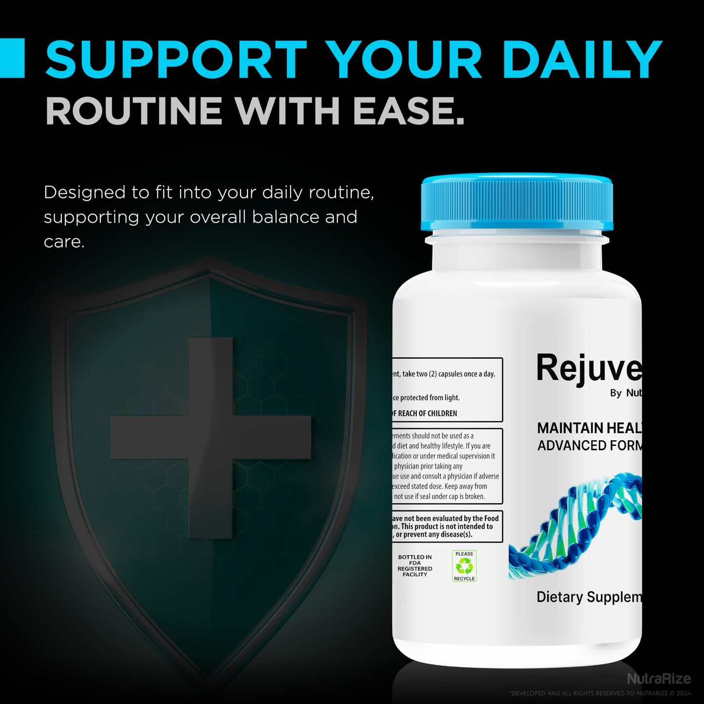 NutraRize Rejuvenateur Capsules Capsule, 60 Count