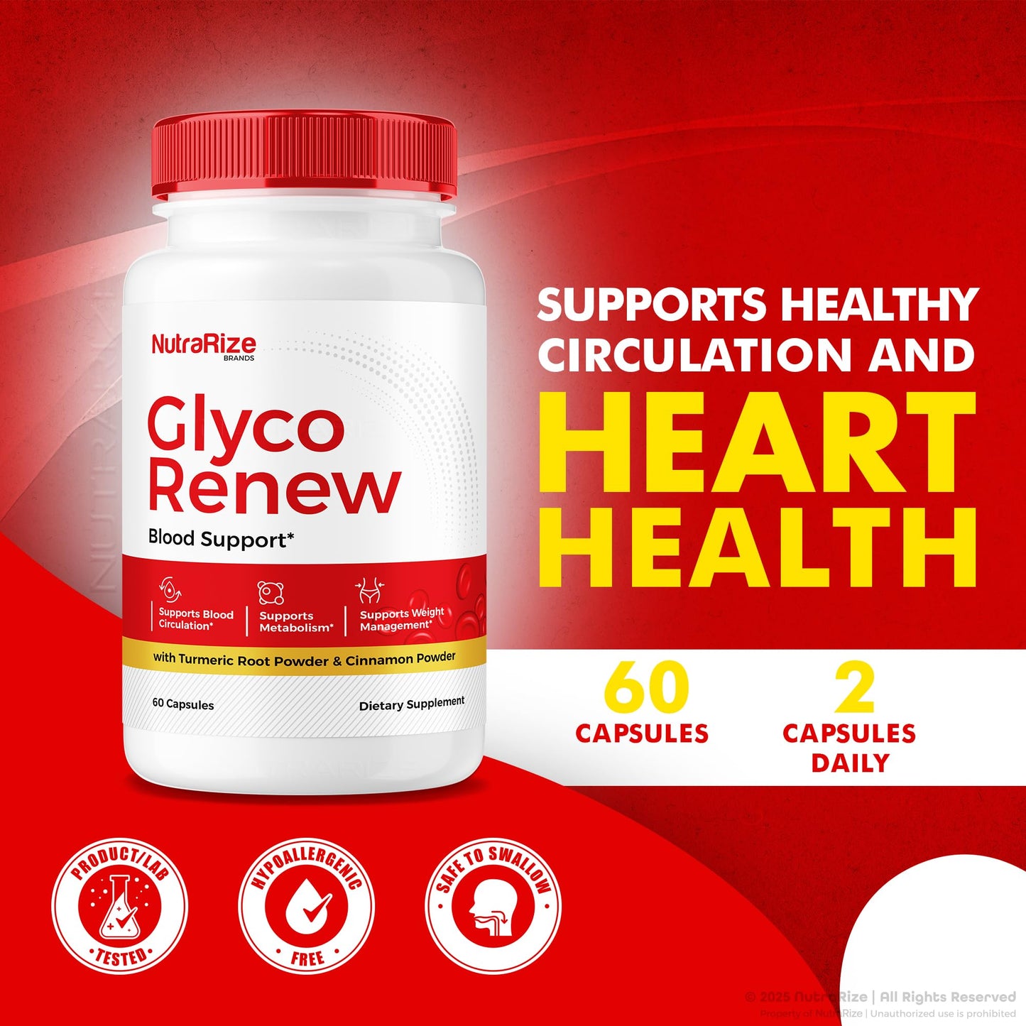 NutraRize Glyco Renew Capsules 120 Capsules