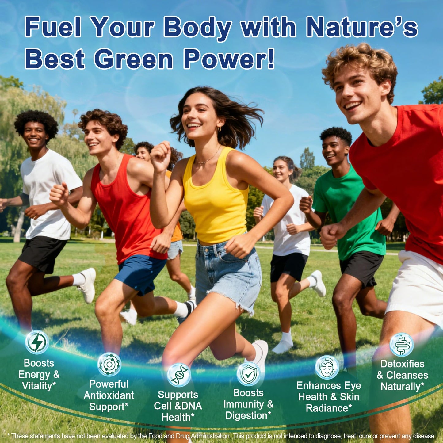 NEVISS Spirulina & Chlorella Gummies Gummy 60 Count