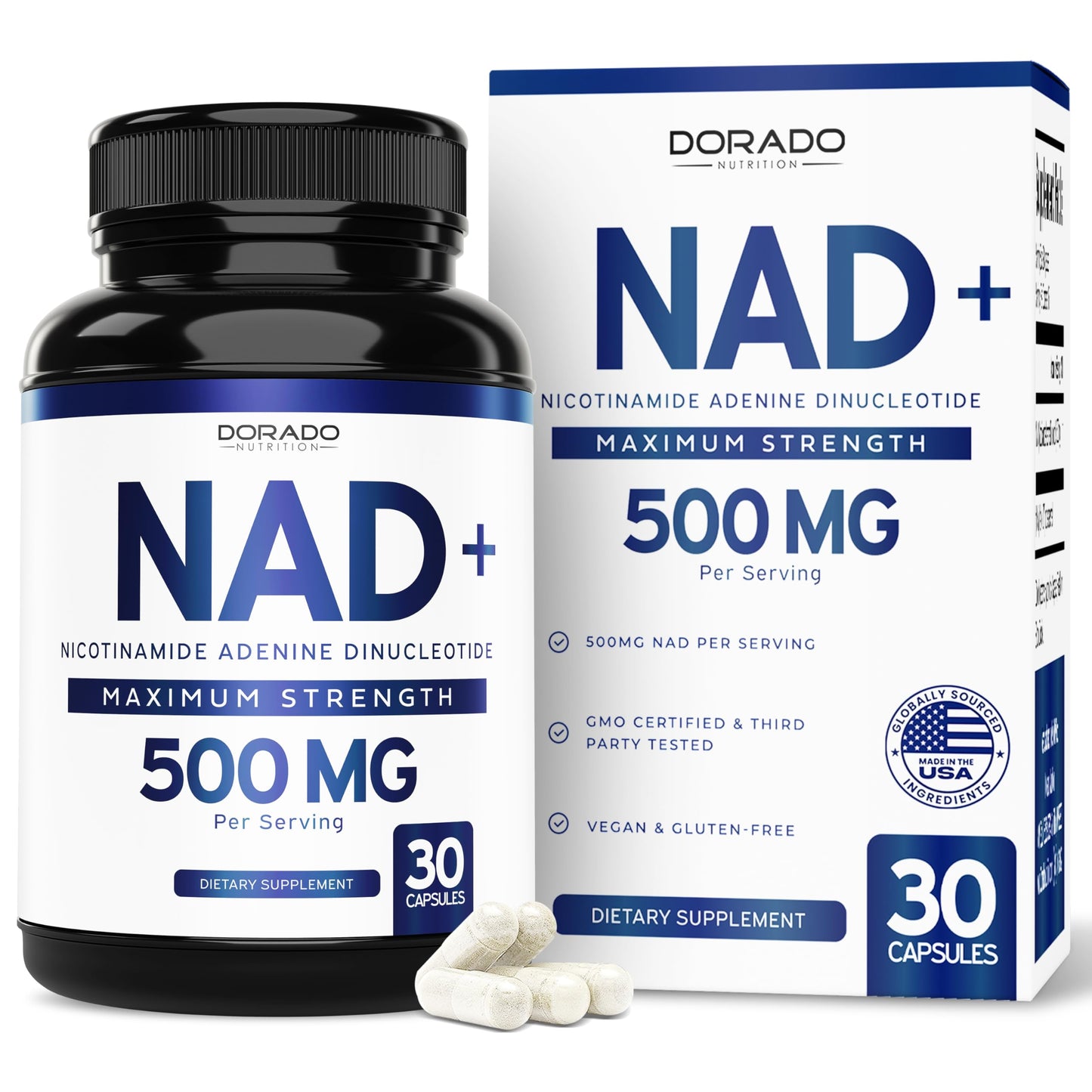 Dorado Nutrition NAD/NMN Supplement Capsule 30 Count
