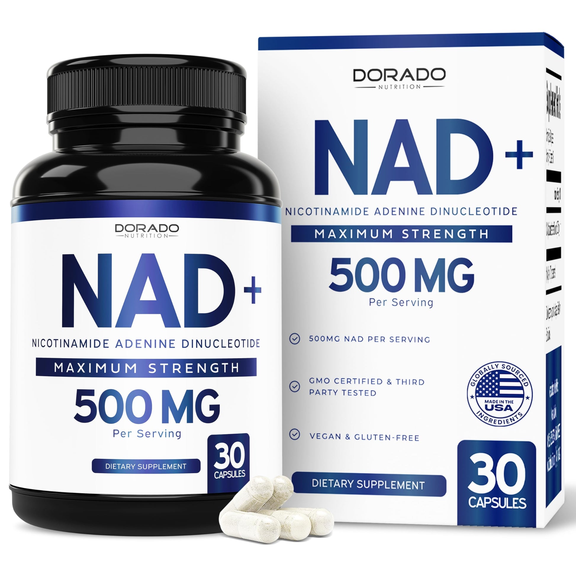 Dorado Nutrition NAD/NMN Supplement Capsule 30 Count