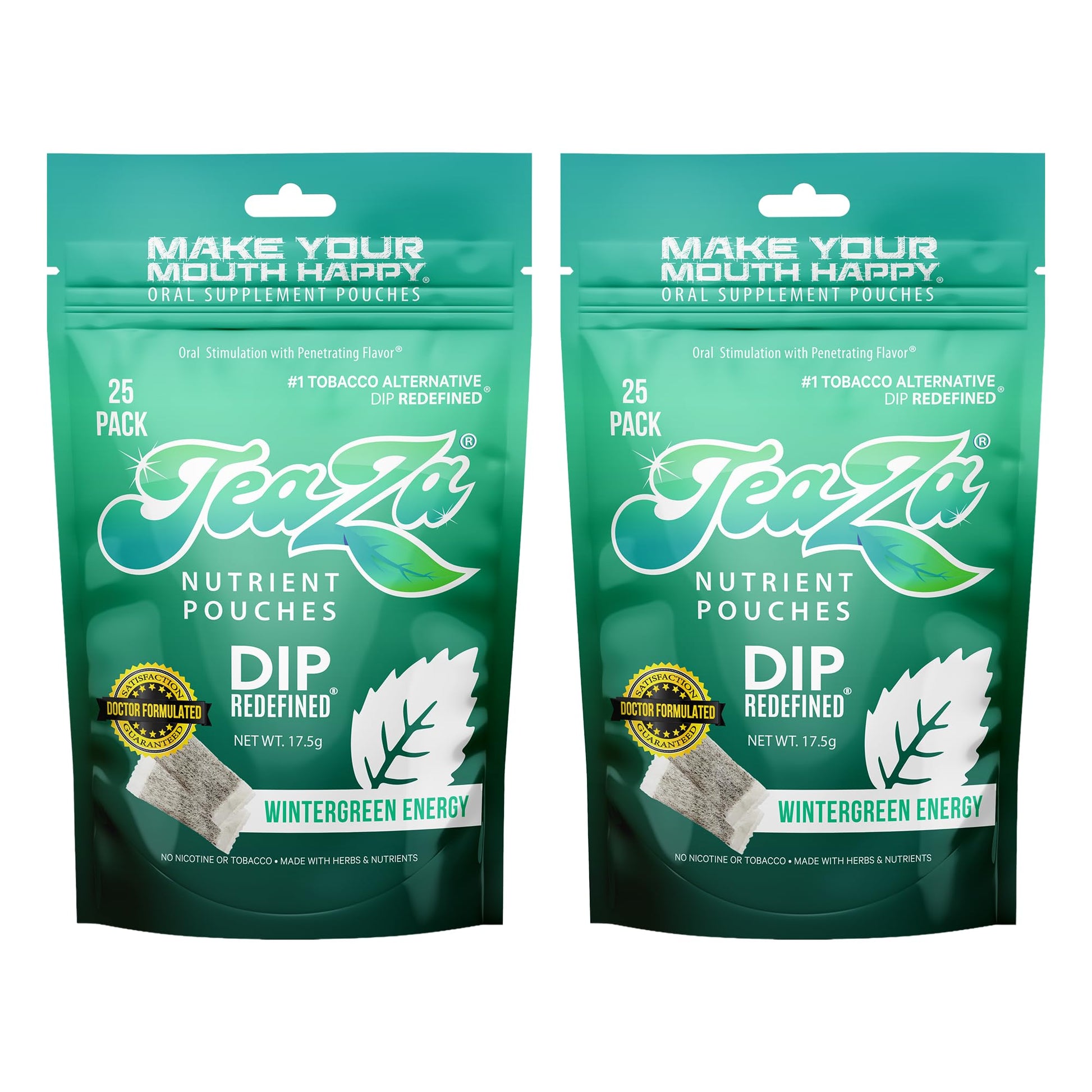 TeaZa Herbal Energy Pouches Powder 50
