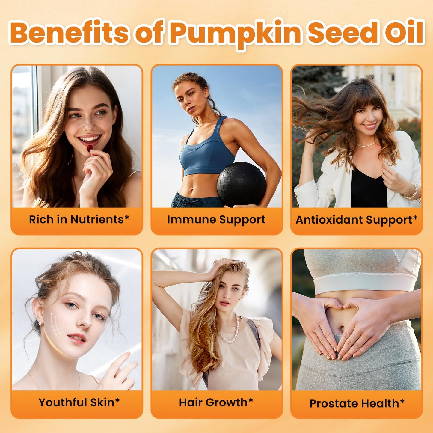 SEPT YAN Pumpkin Seed Oil with Saw Palmetto Softgels, 360 Softgels