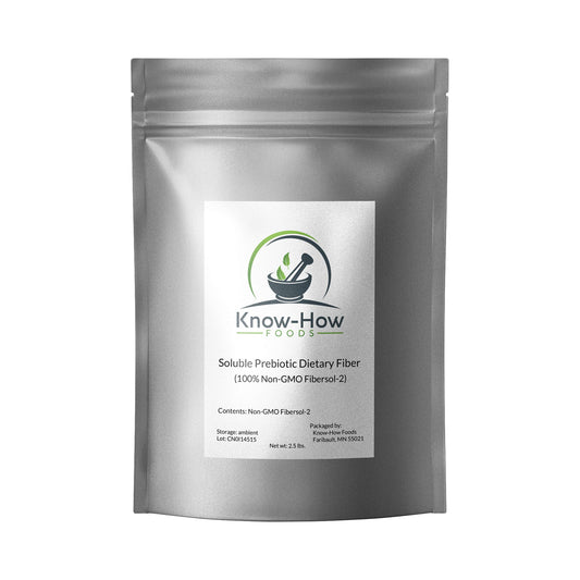 Know-How Foods Prebiotic Dietary Fiber (Non-GMO) Made with 100% Fibersol-II Powder, 40