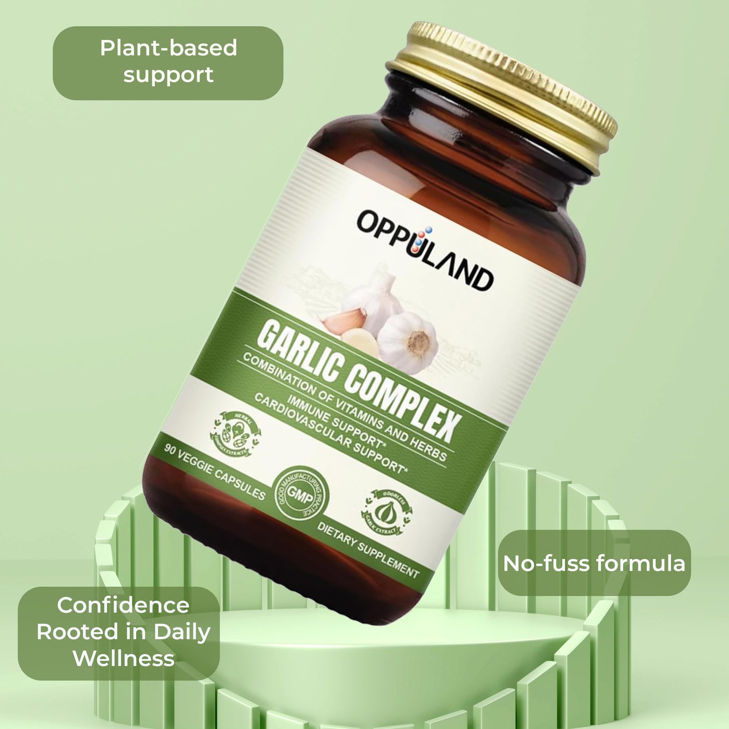 oppuland Garlic Complex 90 Capsules