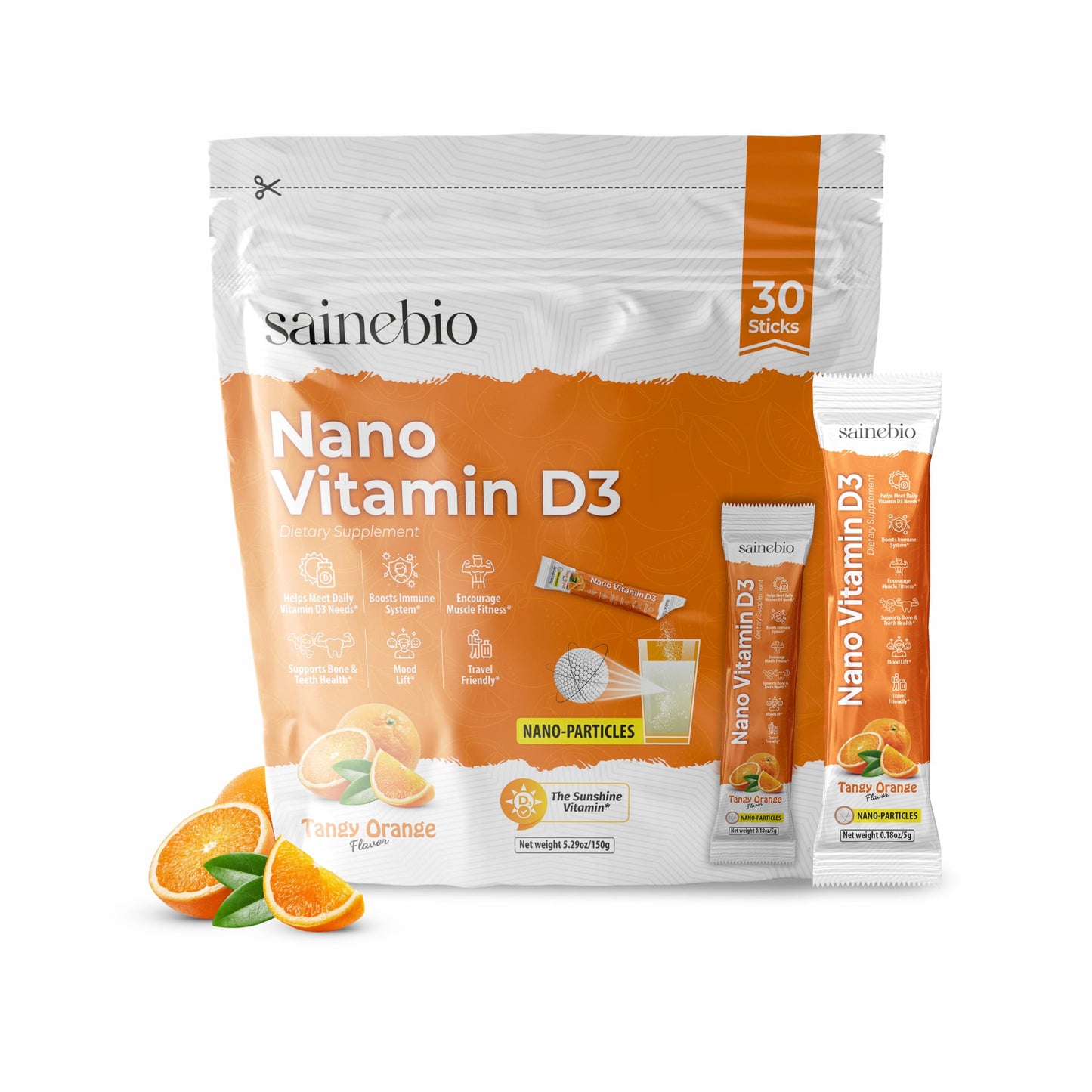 SAINEBIO Nano Vitamin D3 Powder 5 oz