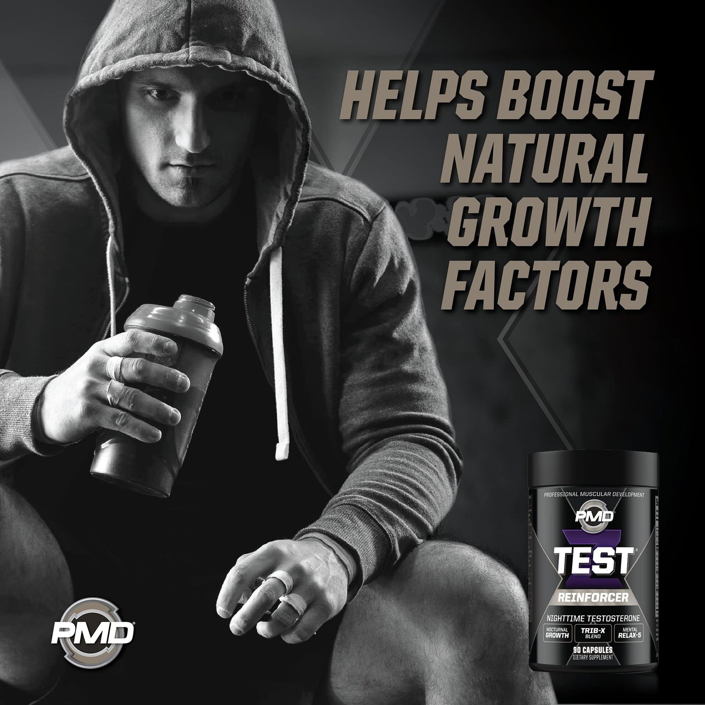 PMD Z-Test Nighttime Testosterone Support Capsules, 90 Count
