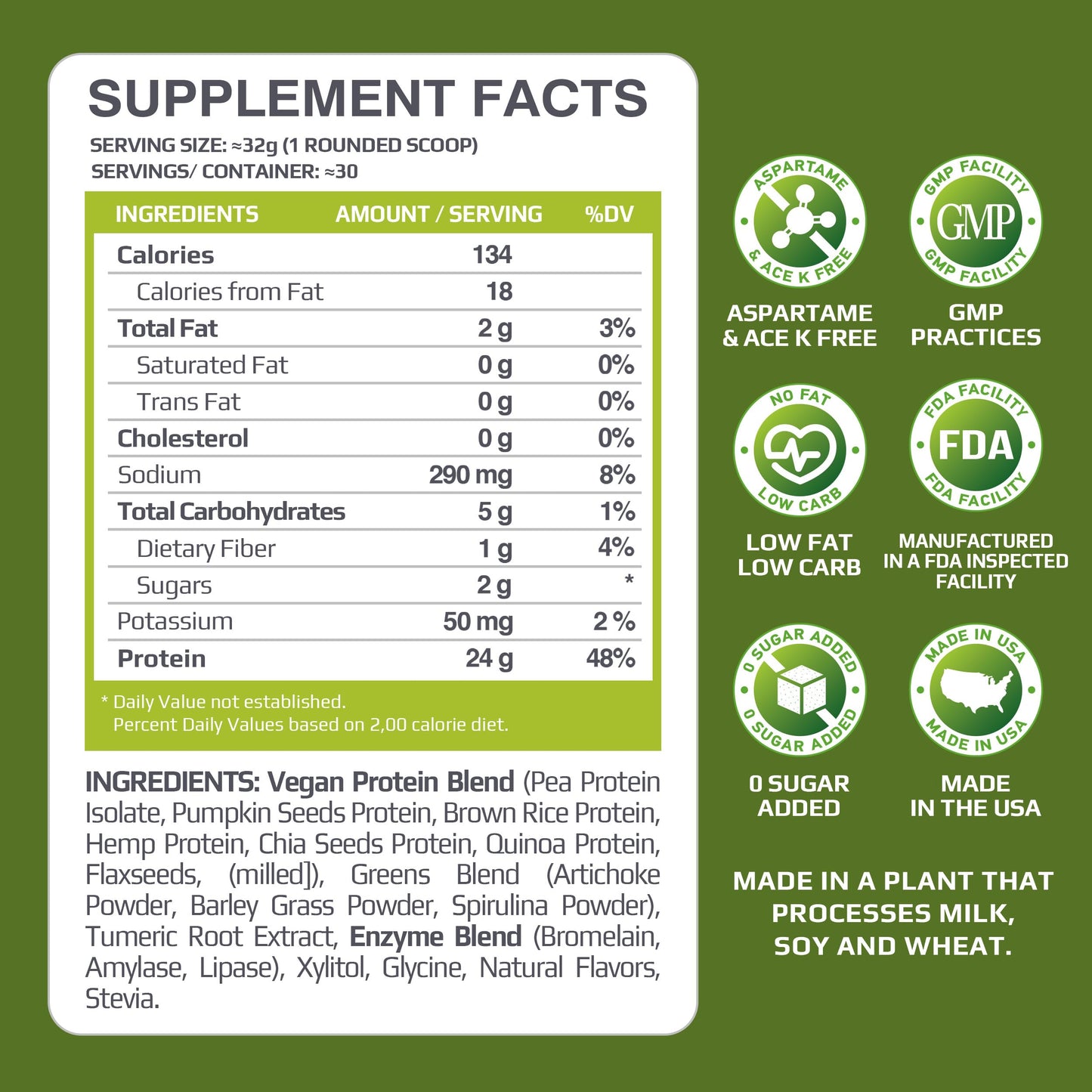 MUSCLE FOOD LABS MFL Vegan Plant-Based Protein Powder, Chocolate Lava, 2.12 lb