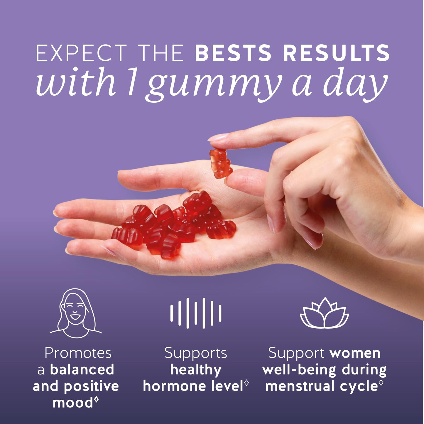 Bears with Benefits PMS Support Gummies, 60 Gummies