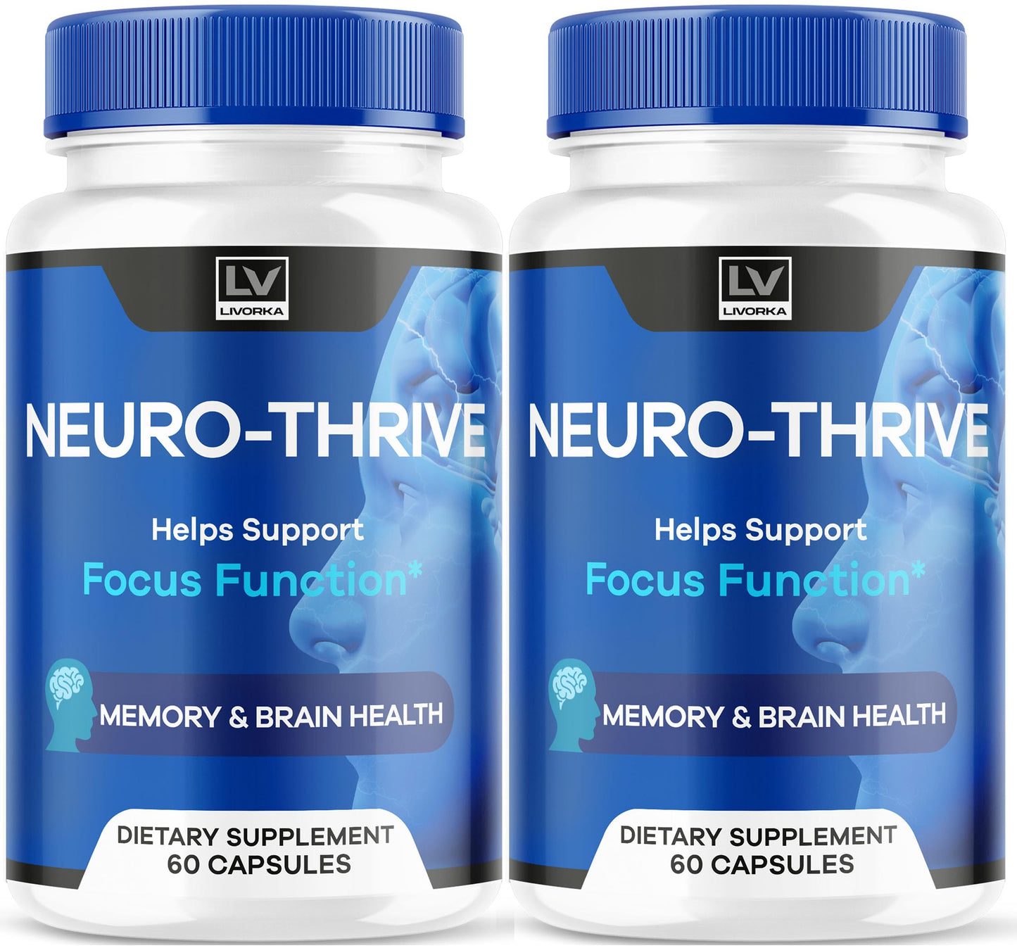 LIVORKA Neuro Thrive Brain Capsules, 120 Capsules