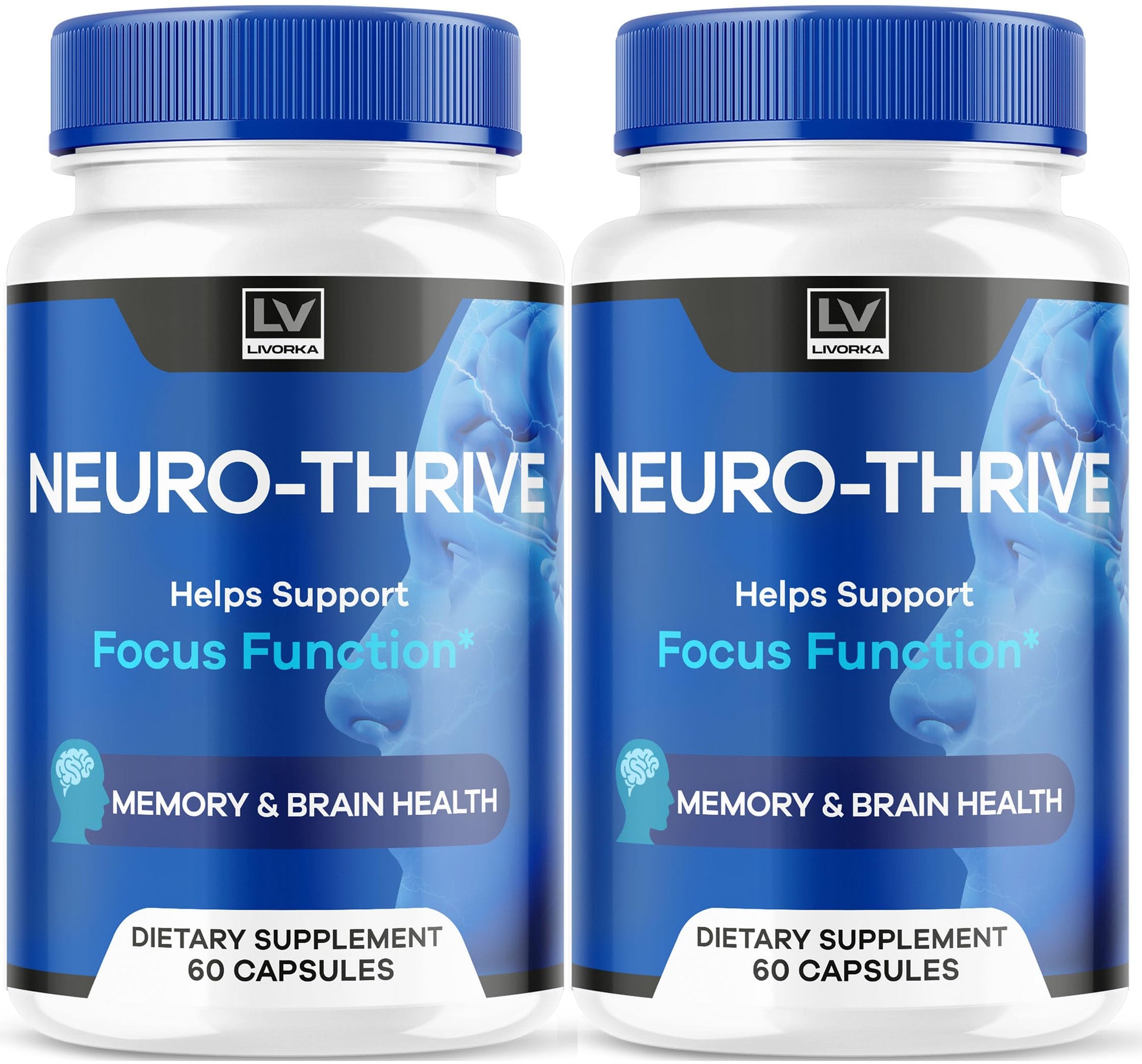 LIVORKA Neuro Thrive Brain Capsules, 120 Capsules