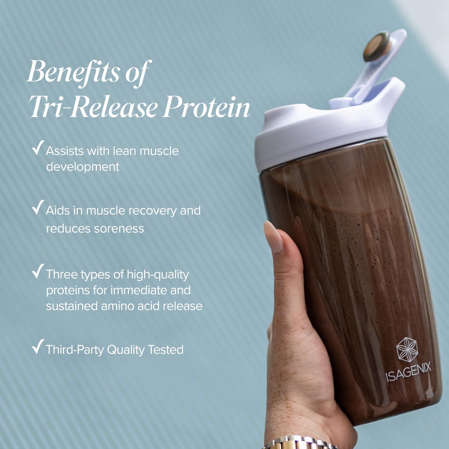 Isagenix Tri-Release Protein Powder, 18.6 oz