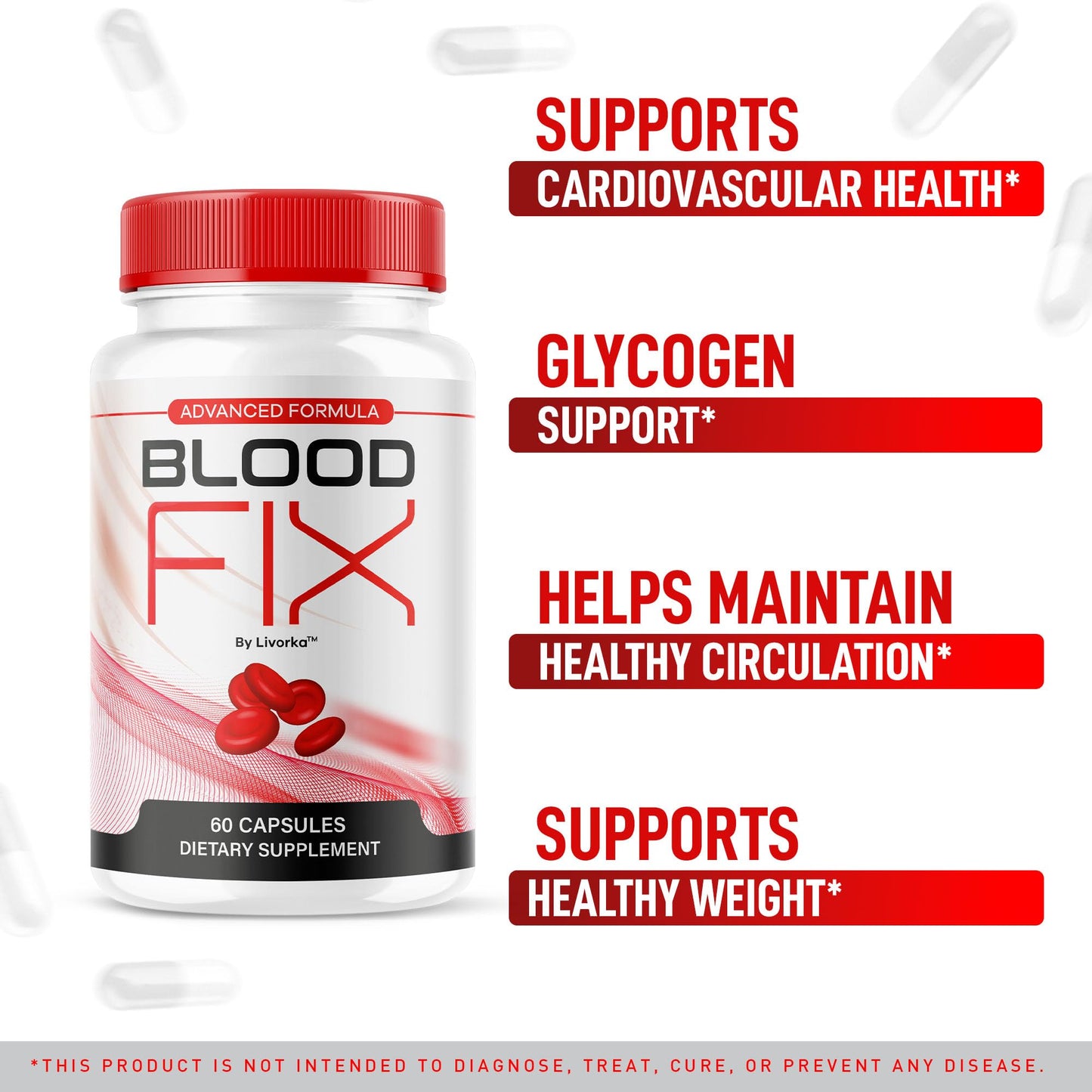 LIVORKA Blood Fix Capsules 300 Capsules