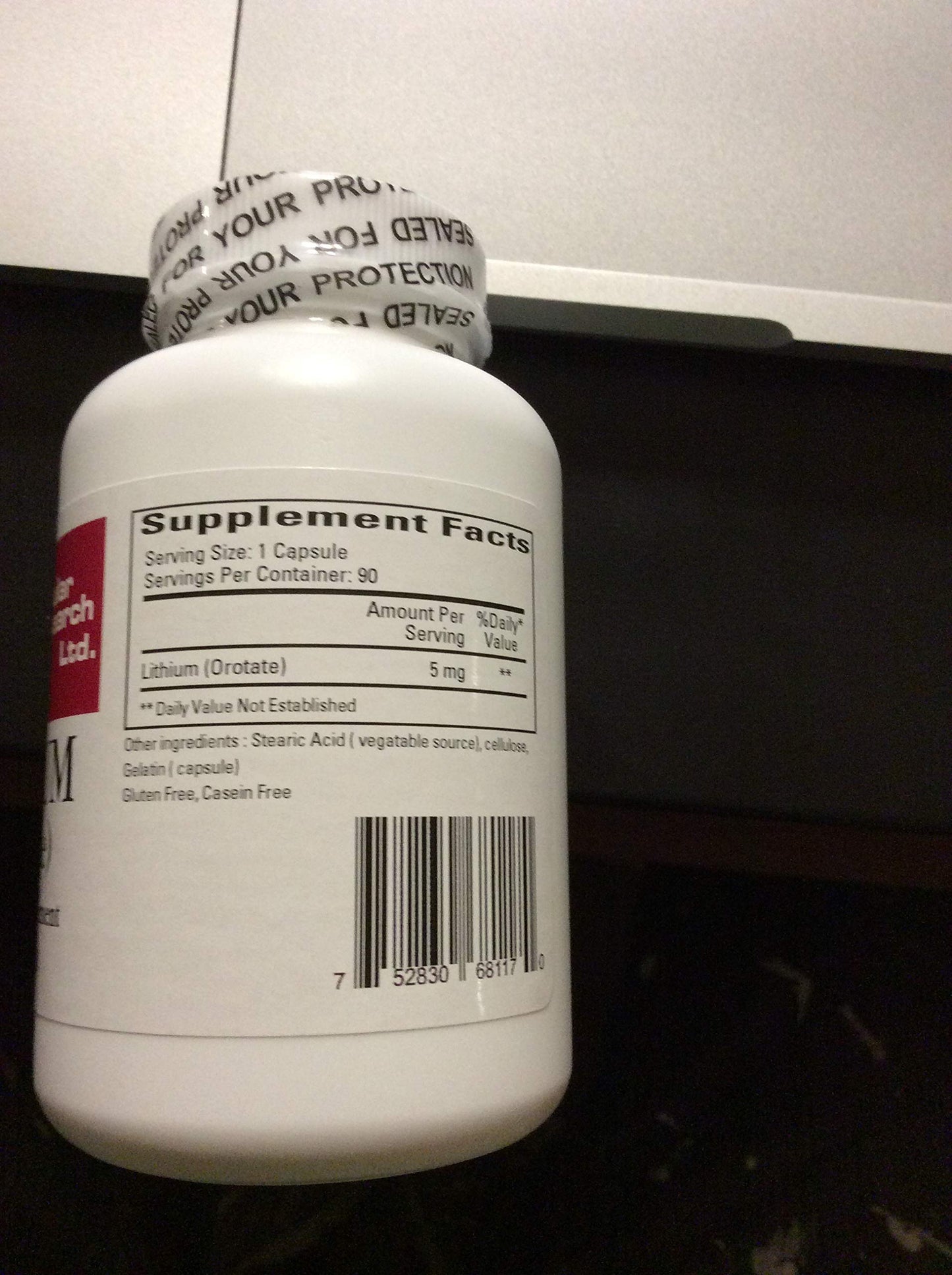 Ecological Formulas Cardiovascular Research Lithium Orotate Capsules 90 Count