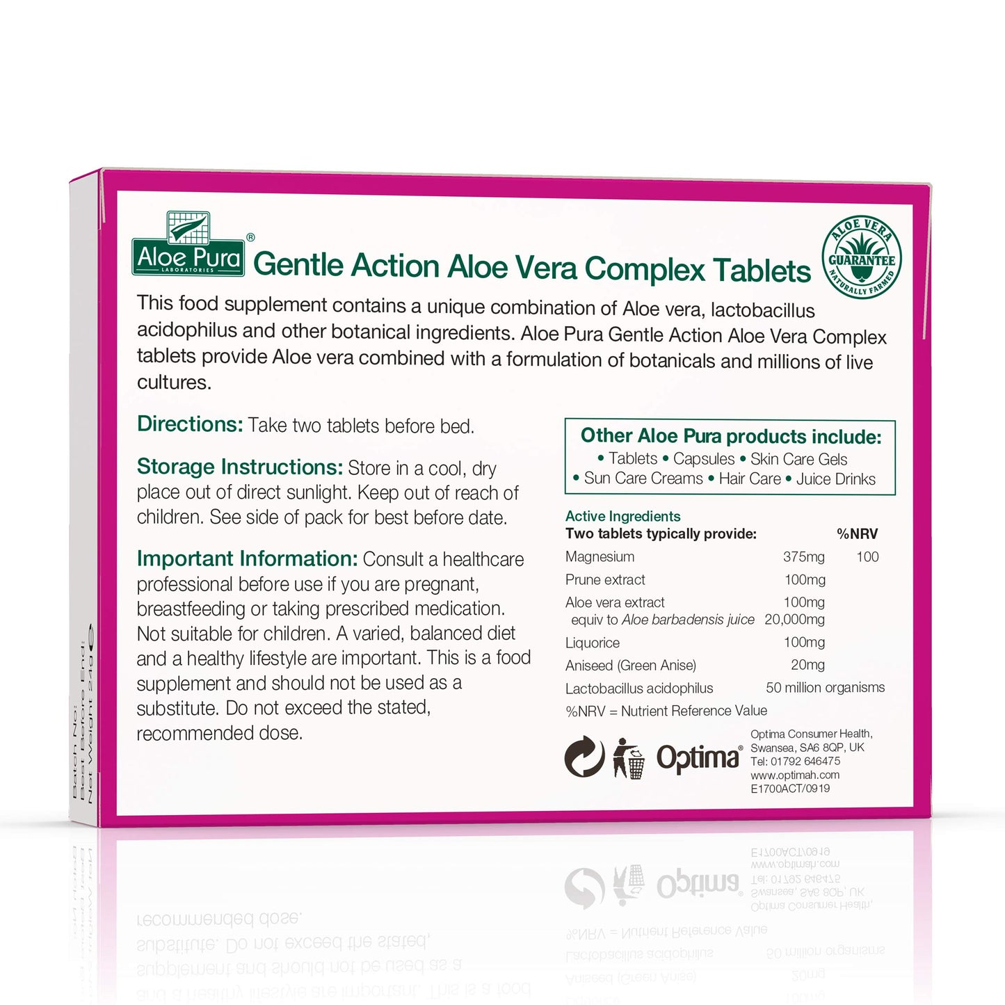 Aloe Pura Colax Tablets 30 Count
