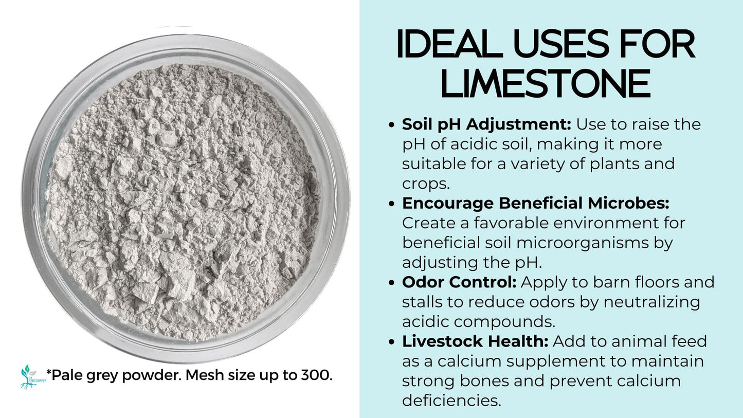The Seed Supply Calcium Carbonate Limestone Powder 32