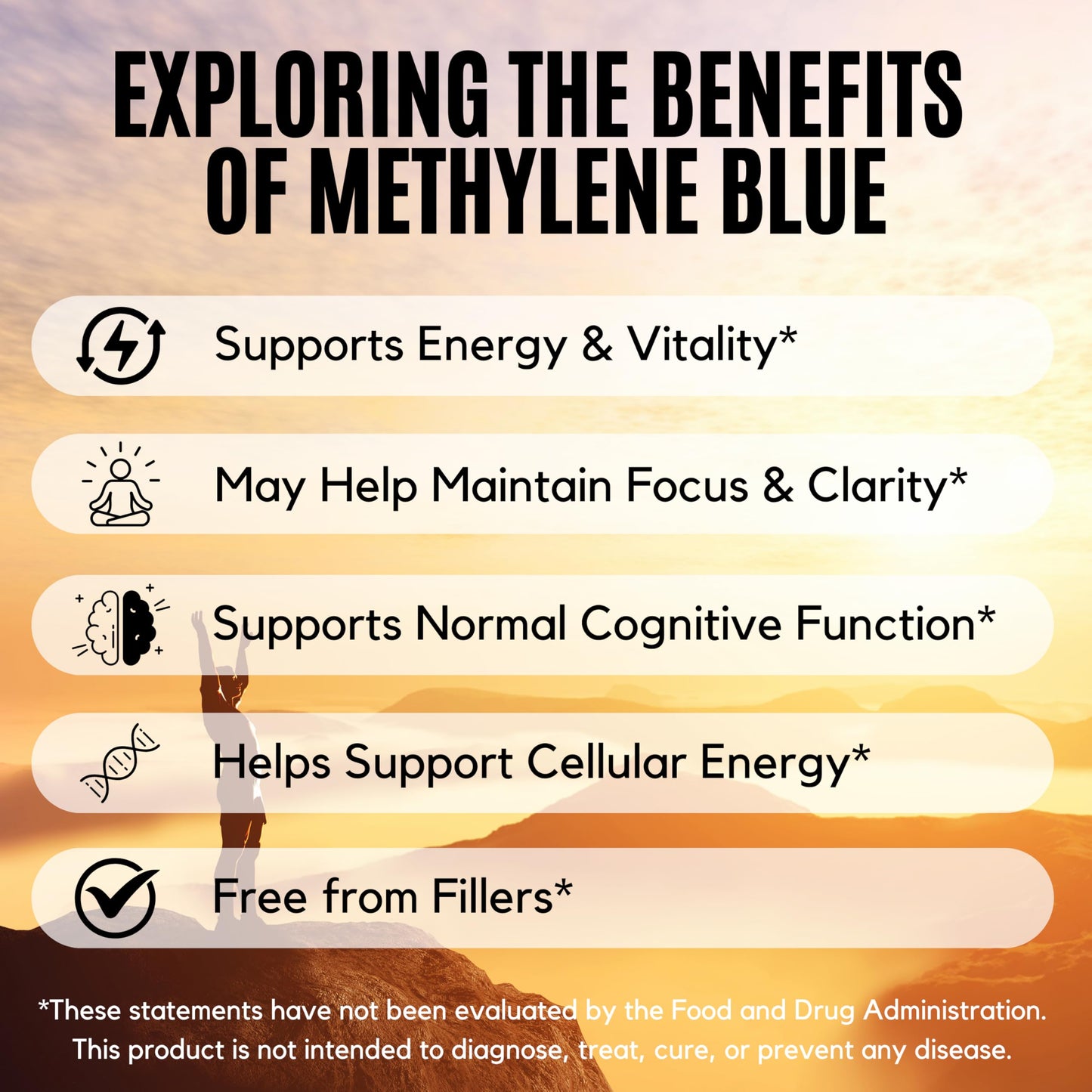 Blue Cloud Methylene Blue Capsule, 60 Count